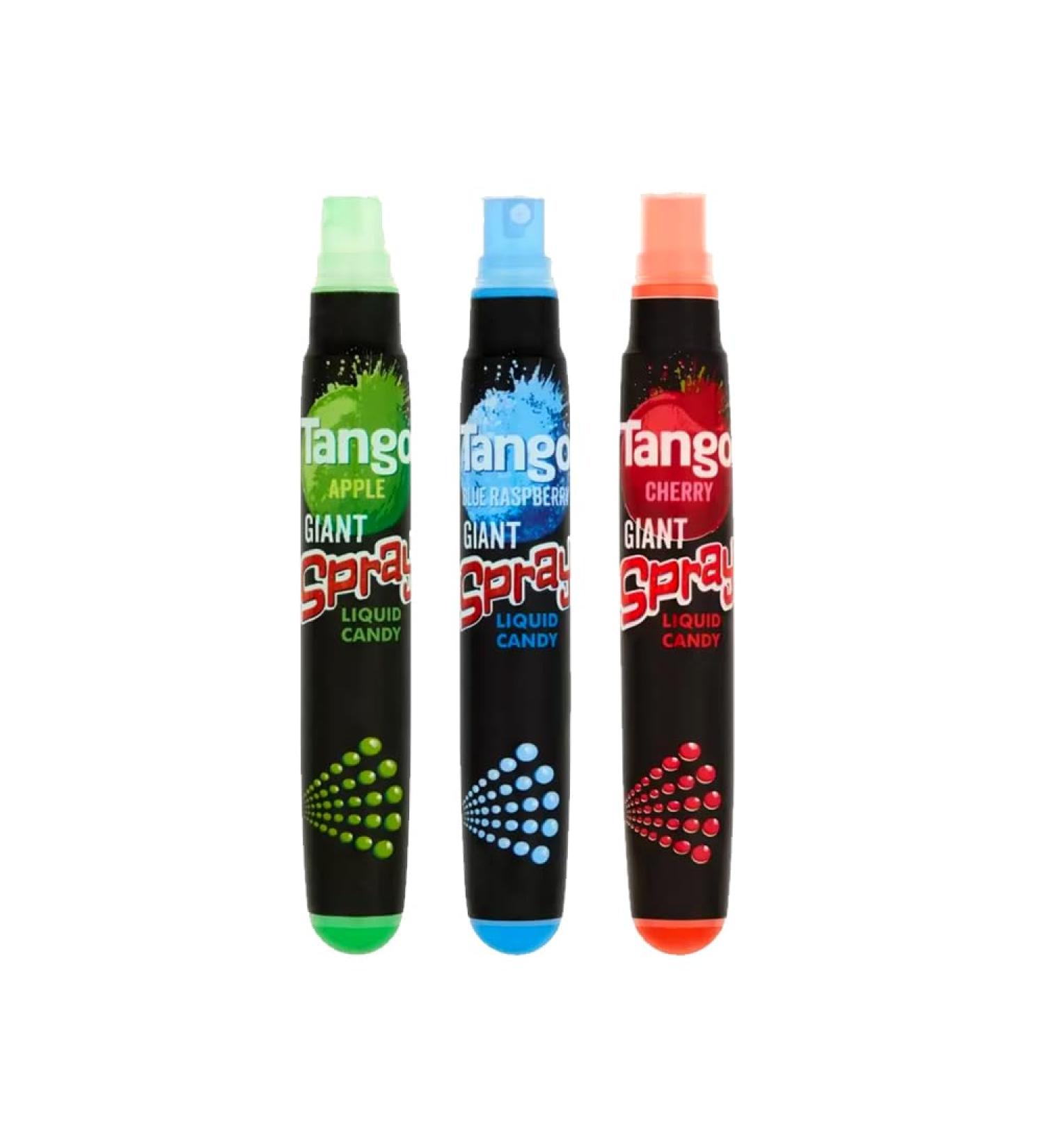 Tango Giant Spray Liquid Candy Tube 60ml - 3 x Mixed Flavours of Liquid Candy Spray (3 x Liquid Candy Tubes)