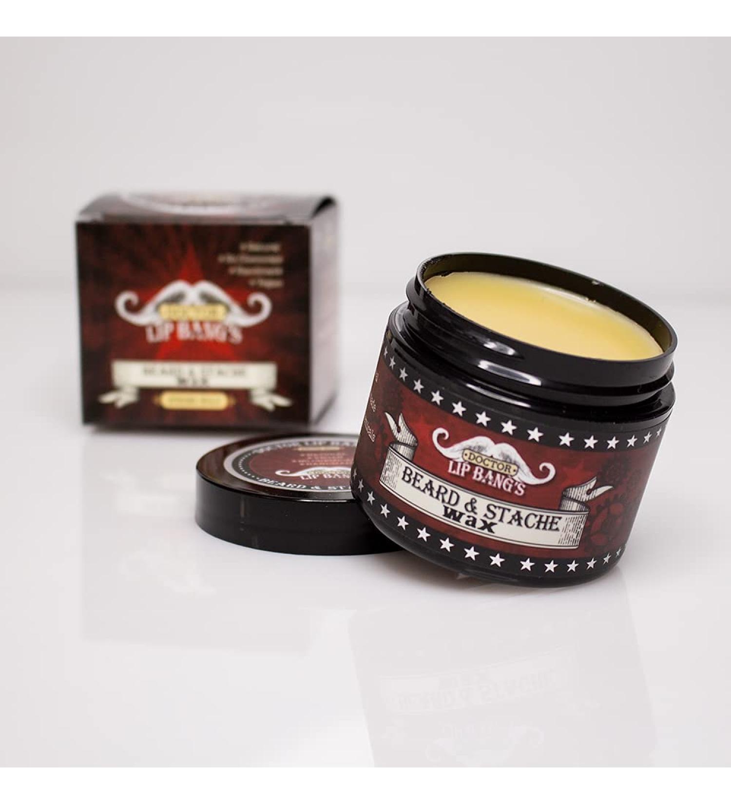 Doctor Lip Bang's Beard and Stache Wax 2 fl oz - Premium Grooming Product for Men | International Shipping Available - Buy Online on GoSupps.com