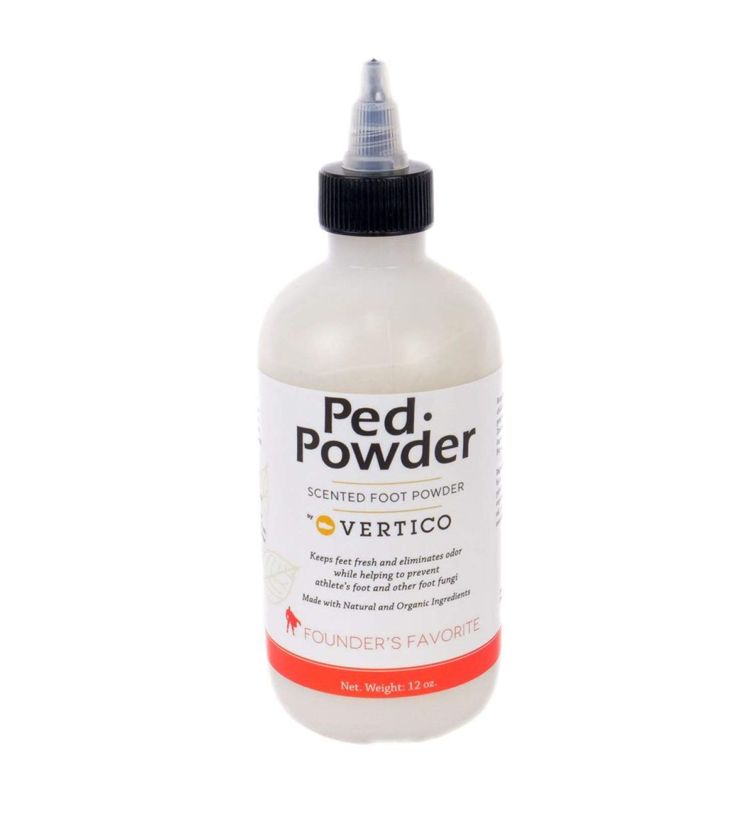 Ped Powder Organic Foot Powder by Vertico Footwear Company (Founder's Favorite (Camphor Mint))
