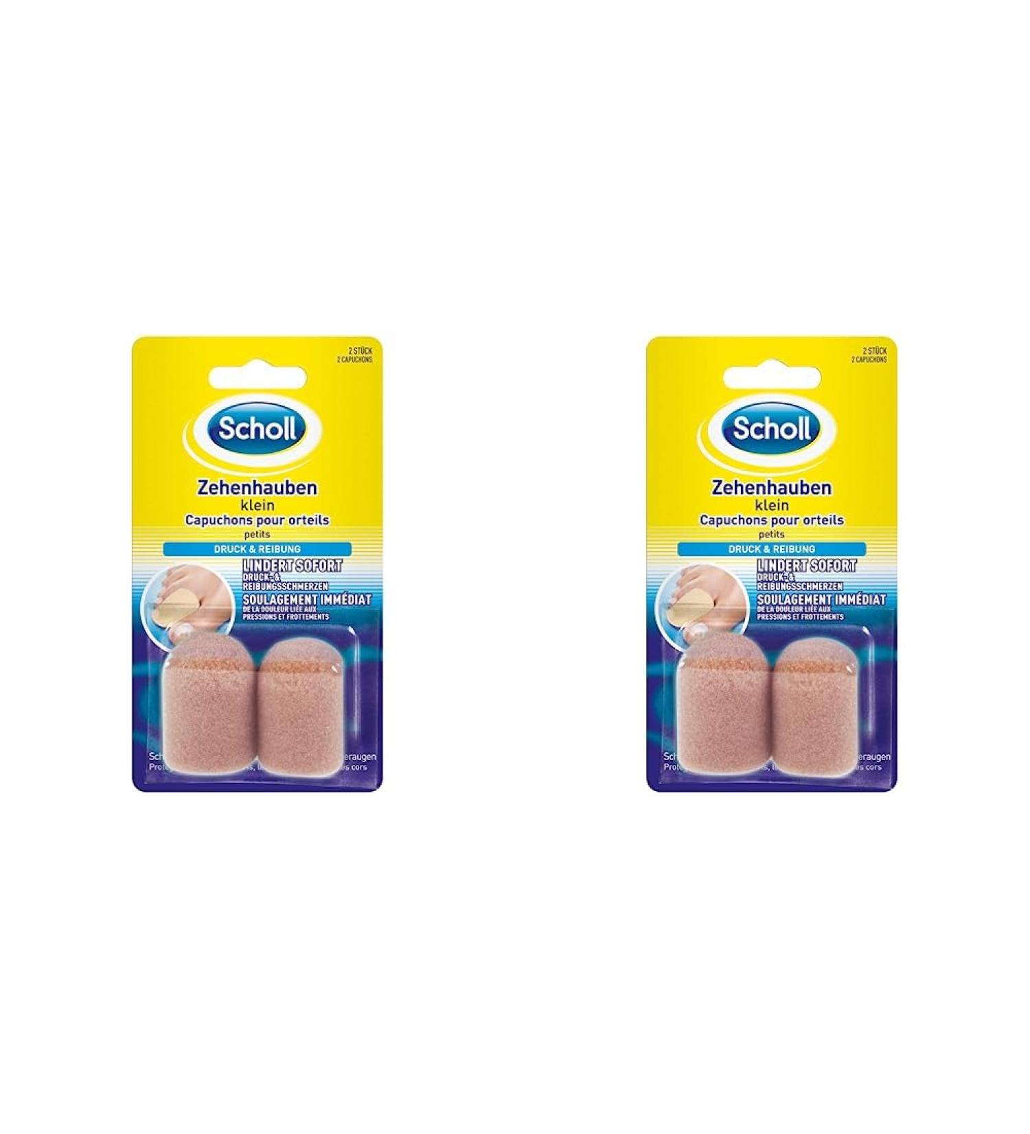 Scholl Toe Hood Small - Extra Soft Foam Toe Protection for Pain Relief | 2-Pack for Toes Toenails & Corns - Buy Online on GoSupps.com