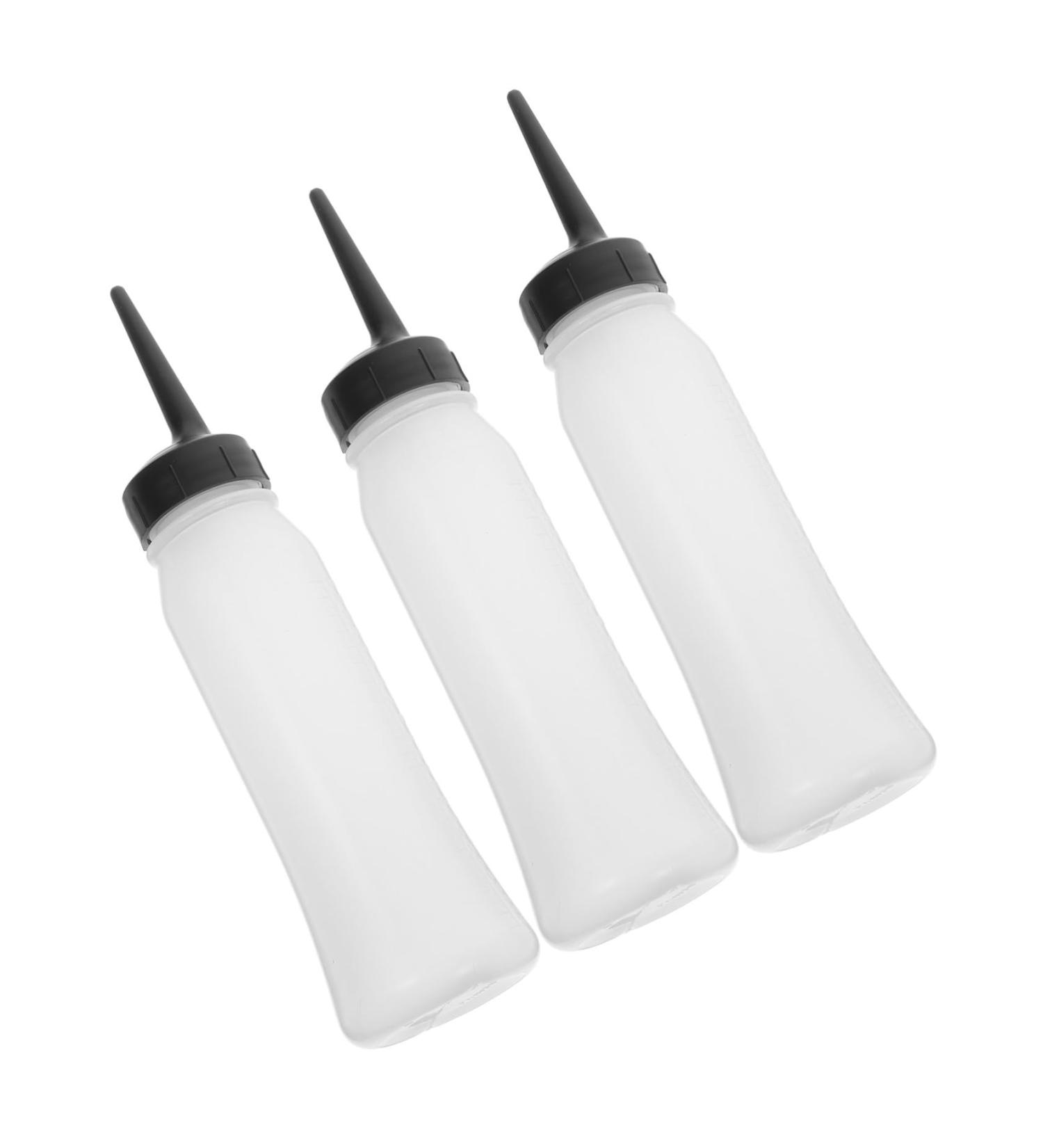Mobestech 3 pi ces Bouteilles Applicatrices Cheveux PP avec Bec Angl R utilisables et Durables pour Coloration et Shampooing Professionnel Salon - Buy Online on GoSupps.com