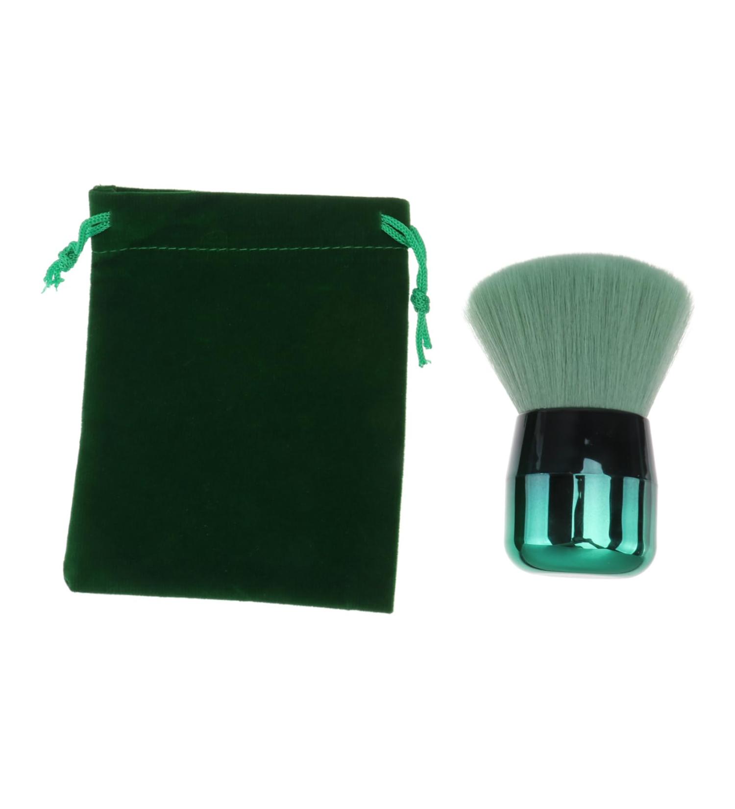 Beaupretty 1pc Makeup Brush Blush Brush Green Powder Makeup Bronzer Brush Make up for Face Blush for Cheeks Mushroom Head Travel Liquid Artificial Fiber 8.5x6.5cm Green - Buy Online on GoSupps.com