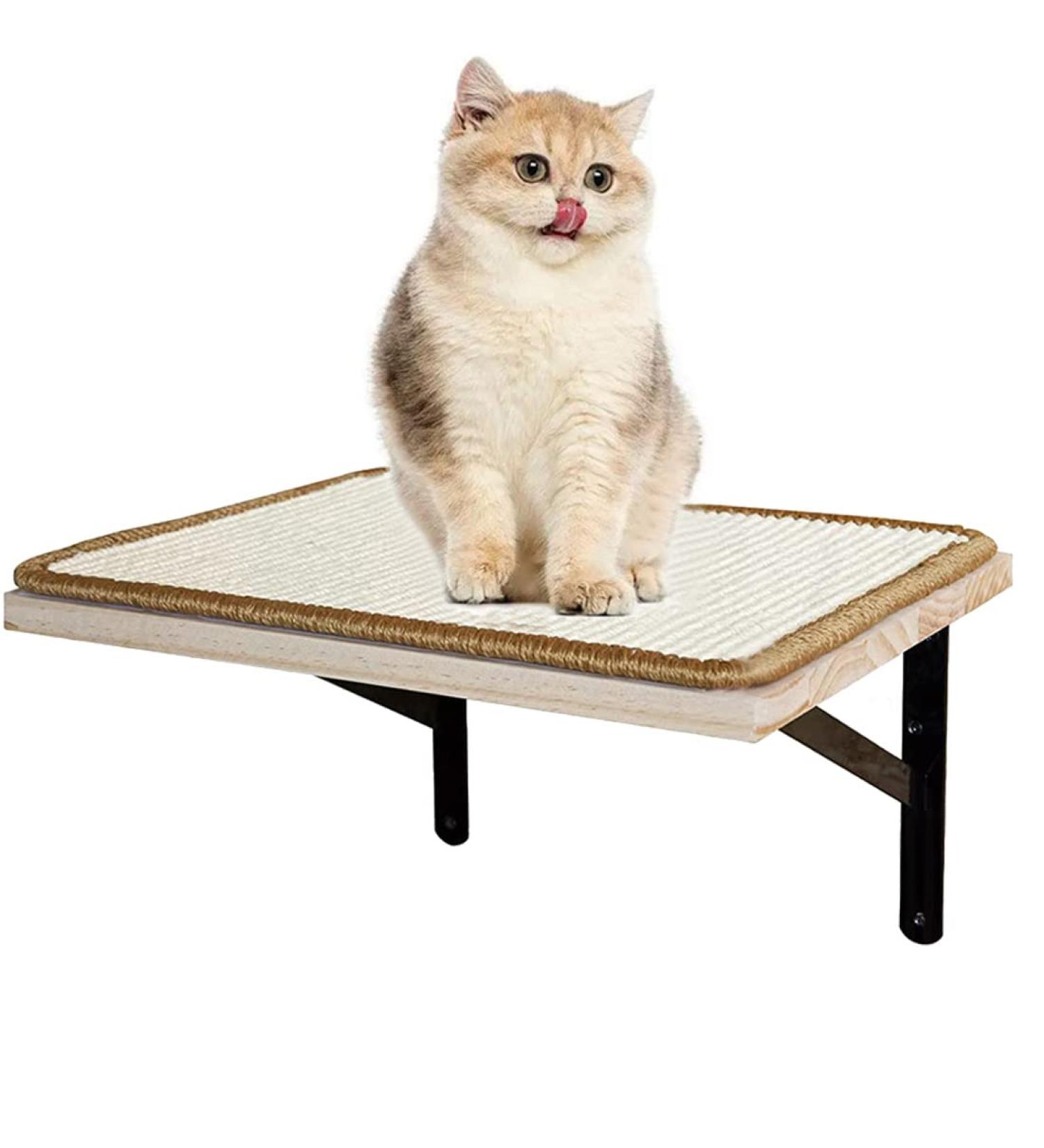 Wall-Mounted Cat Hammock & Climbing Stairs - Sleeping, Playing, and Climbing - Supports 40 Pounds - Universal for Winter & Summer - Buy Online on GoSupps.com