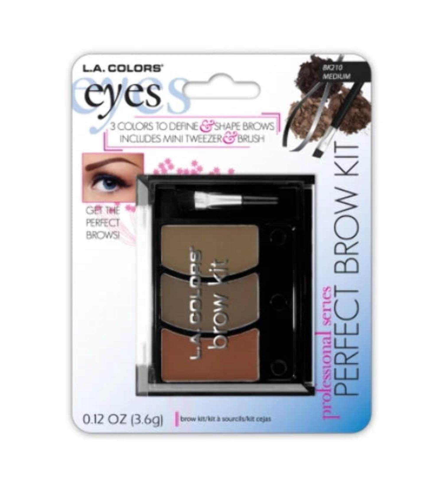 Cosmetics & Beauty Products LA Colors Ultimate Brow Kit Medium 1 Count