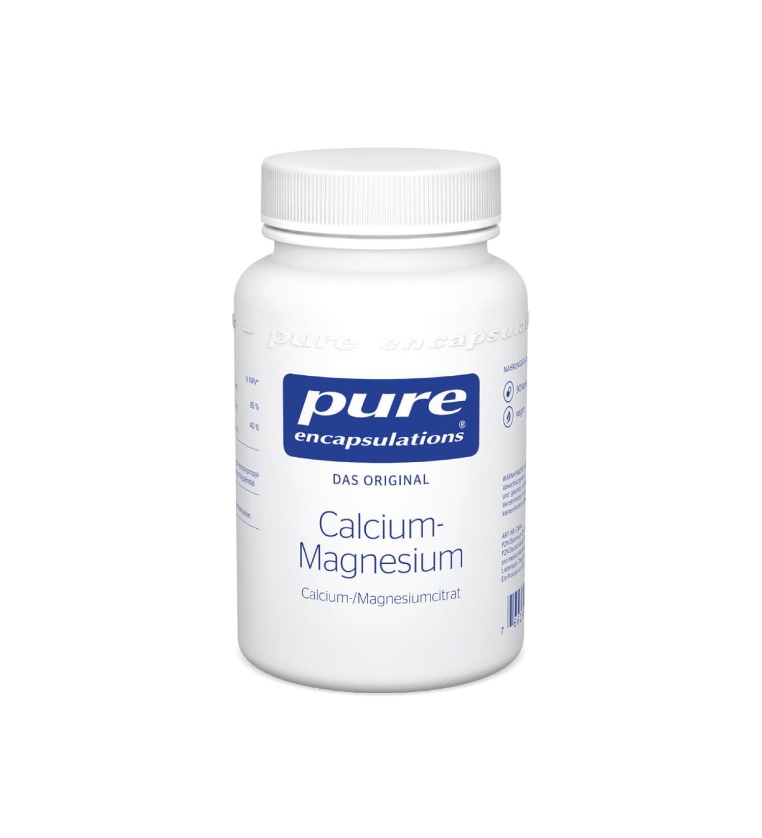 Pure Encapsulations Calcium-Magnesium Citrate - Well-Tolerated Boost for Bone Health - 90 Veg Capsules - International Shipping Available - Buy Online on GoSupps.com