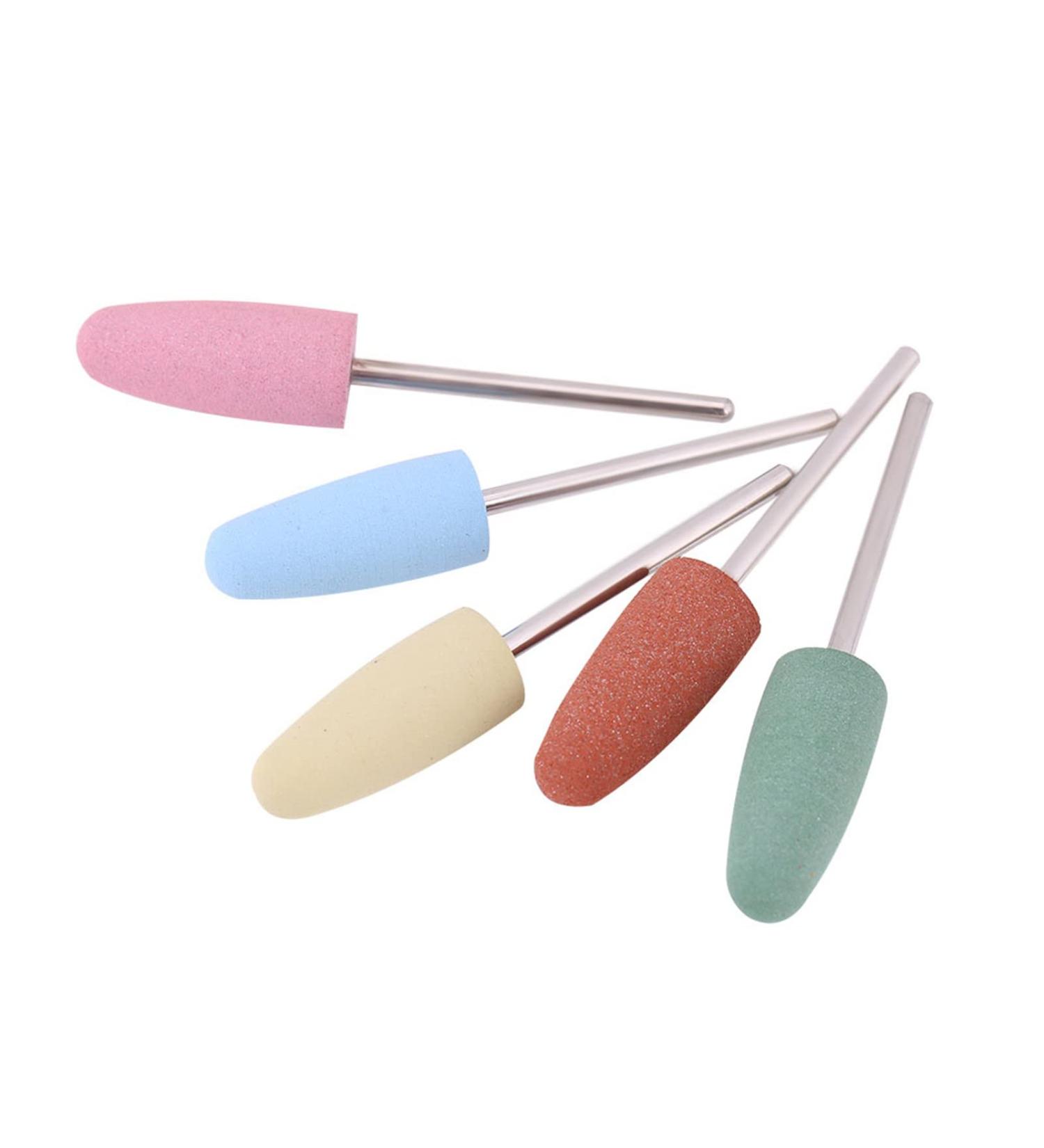 Safetynail File Bits 5 Type Tungsten For Acrylic Gel Nails Feet Hand & Nail Tools Manicure Pedicure Nail Art - Buy Online on GoSupps.com