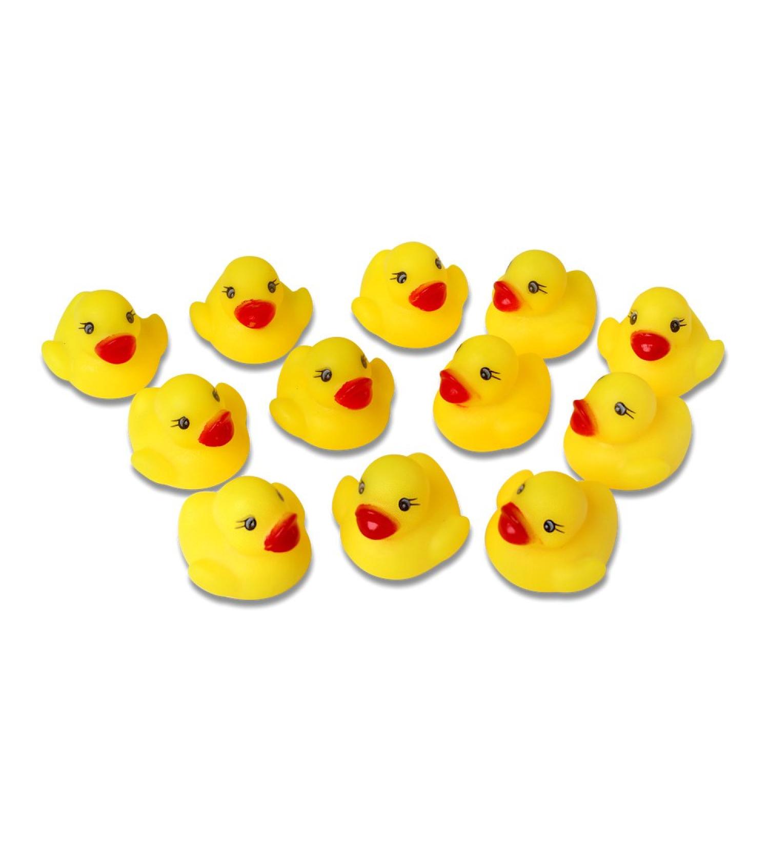 Buy Schramm 12 Pack Rubber Ducks - Squeaking Yellow Bathing Ducks (3.5 cm) for Fun Water Play | International Shipping Available - Buy Online on GoSupps.com