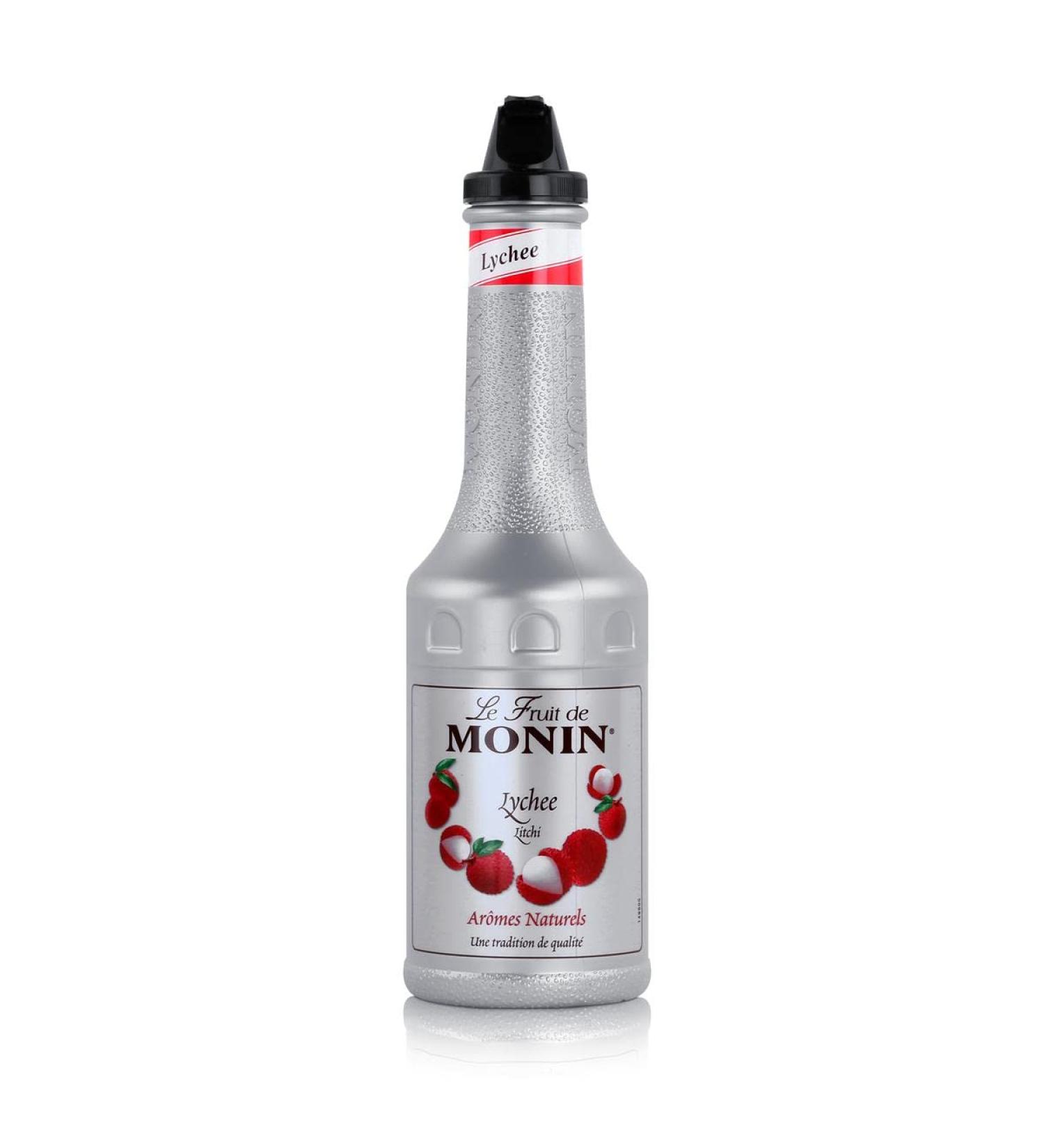 Monin Lychee Puree - Exotic Fruit Flavor for Cocktails and Desserts - Buy Online on GoSupps.com