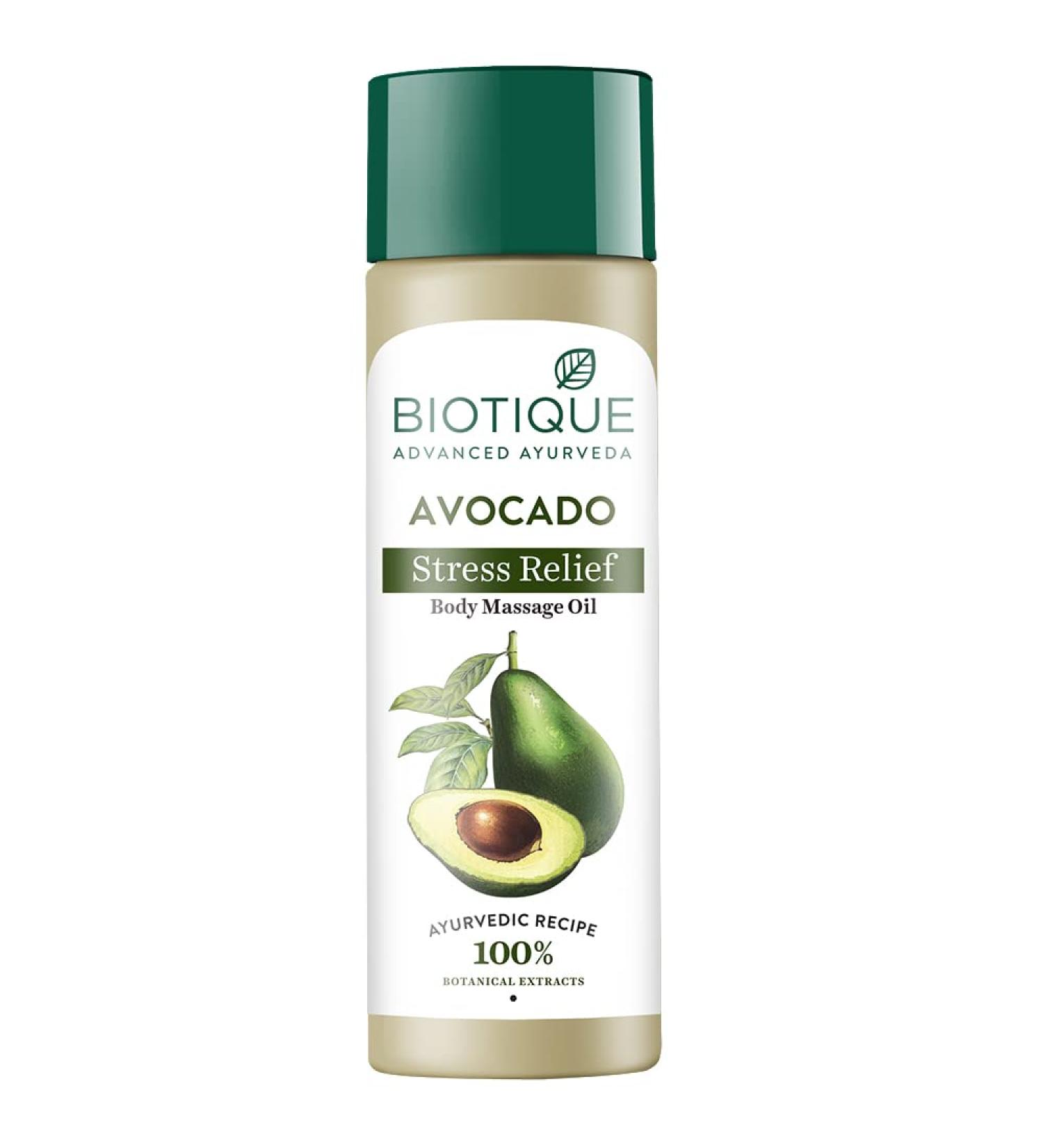 Buy Biotique Bio Avocado Invigorating Body Massage Oil 210 ml - Natural Skin Care | International Shipping Available - Buy Online on GoSupps.com