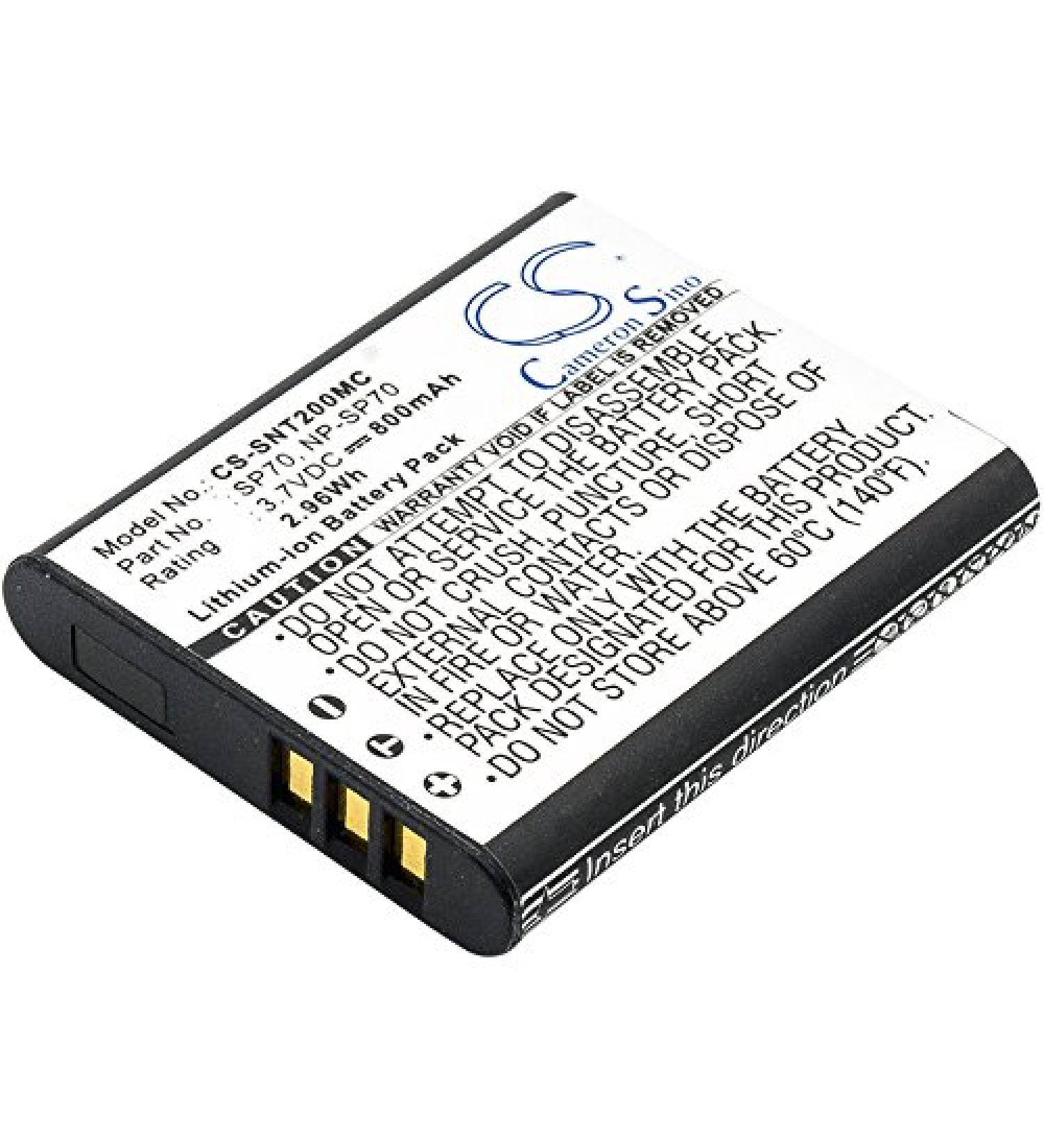 3.7V 800mAh Battery Replacement for Sony Bloggie MHS-FS2/F3/TS20 - SP70A 4-261-368-01 - Buy Online on GoSupps.com