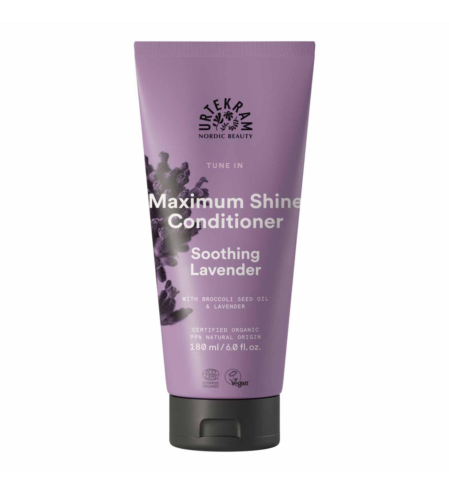 Urtekram Soothing Lavender Conditioner - 180 ml | Natural Moisturizing Hair Care | International Shipping - Buy Online on GoSupps.com