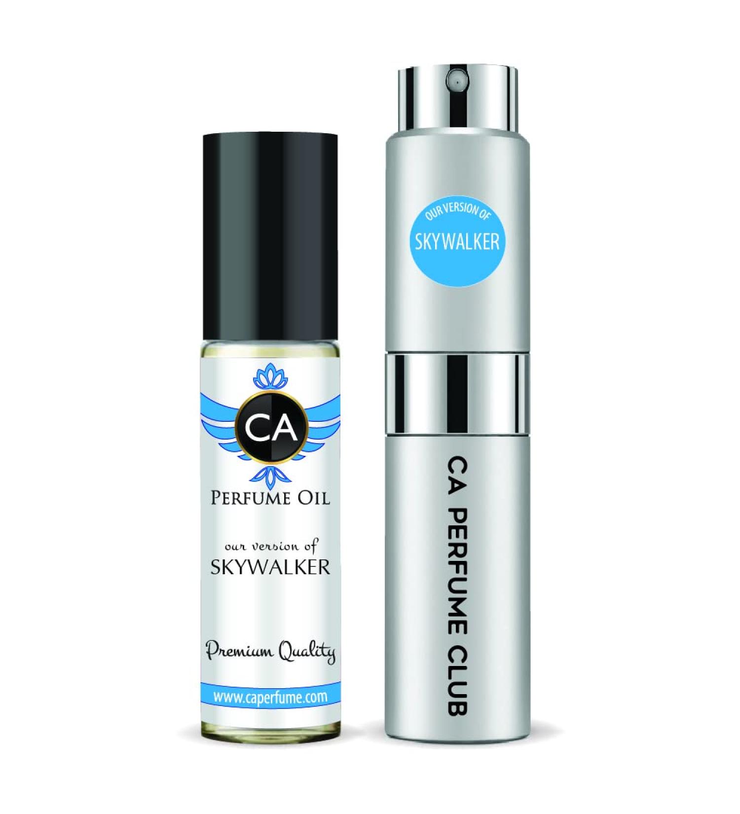 CA Perfume Duo Impression of Blanc Skywalker For Men Eau de Parfum Refillable Atomizer Sprayer + Fragrance Body Oil Long Lasting Sample Travel Size Roll-On Bottle 0.27 Fl Oz+0.33 Fl Oz - Buy Online on GoSupps.com