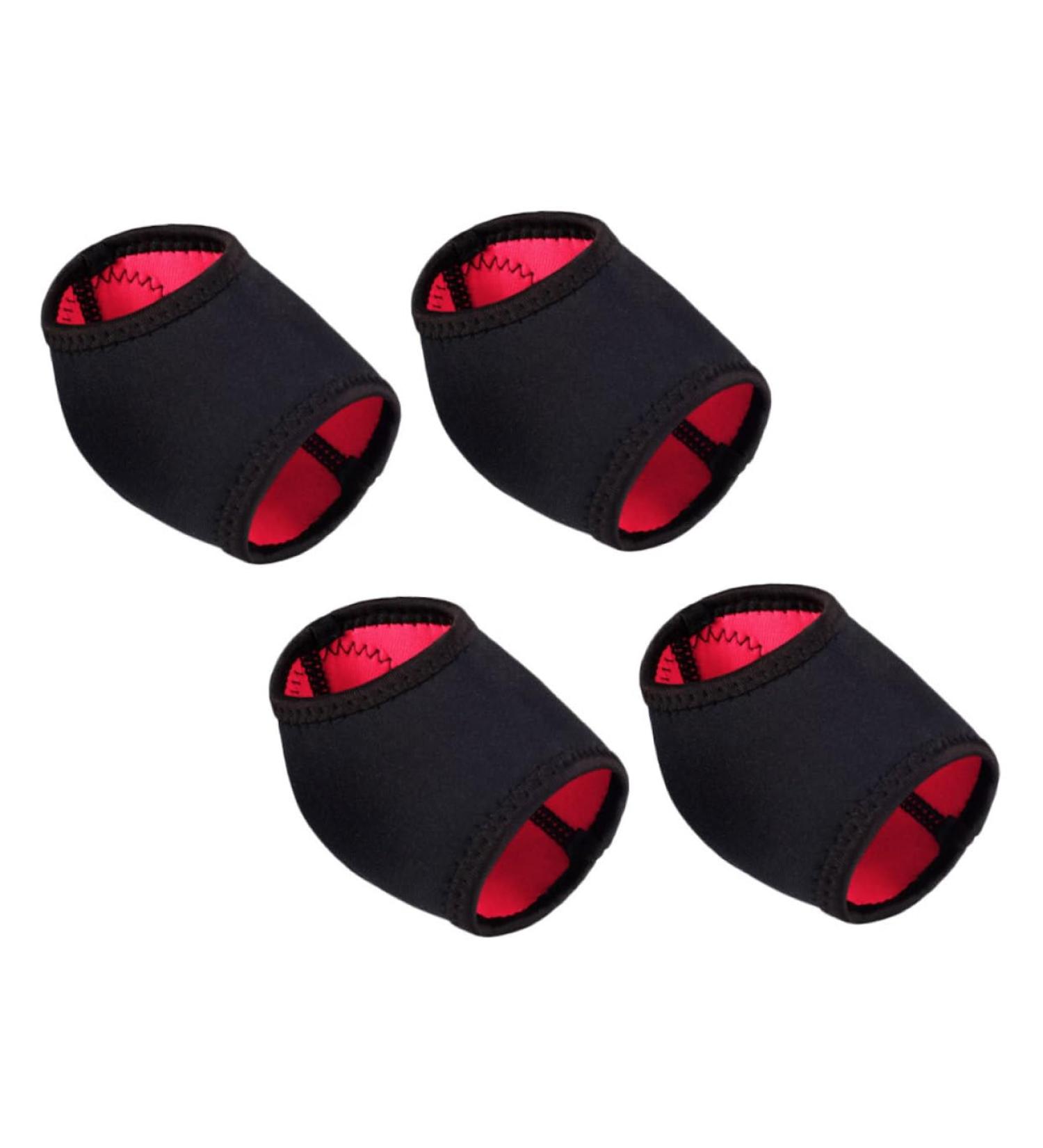 FRCOLOR Heel Socks - 8 Pairs Non-Skid Heel Covers & Pads for Men & Women - Protective Foot Support & Pressure Relief - Buy Online on GoSupps.com