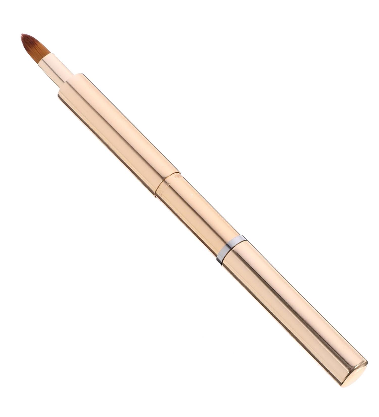 FOMIYES Lip Brush Portable Lipstick Applicator Women Lip Brush Lip Gloss Brush Lip Makeup Tool Golden - Buy Online on GoSupps.com