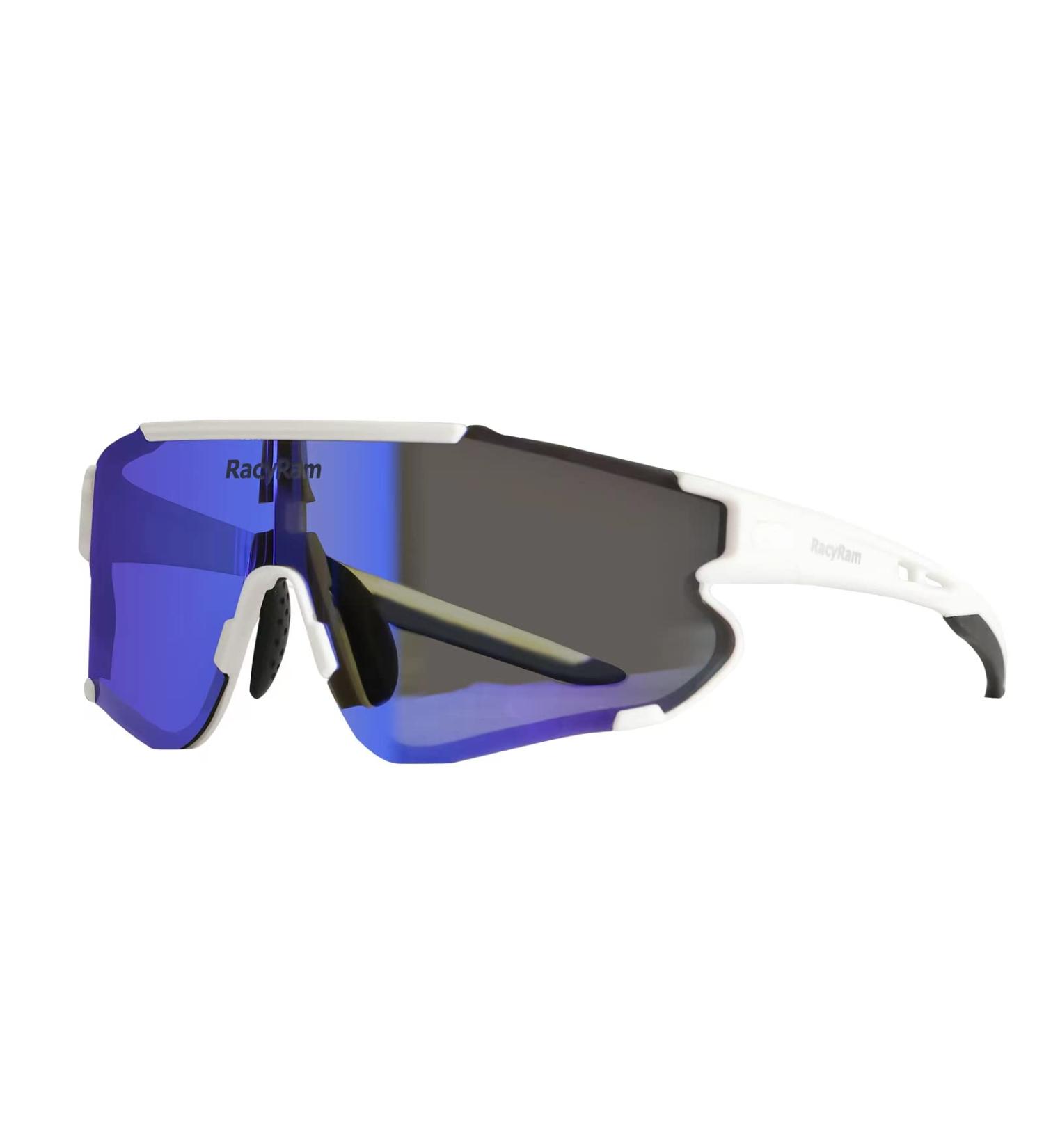 RacyRam Polarized Sunglasses | UV400 Protection | Sport Glasses for Baseball, Cycling, Running, Softball | Blue - Buy Online on GoSupps.com