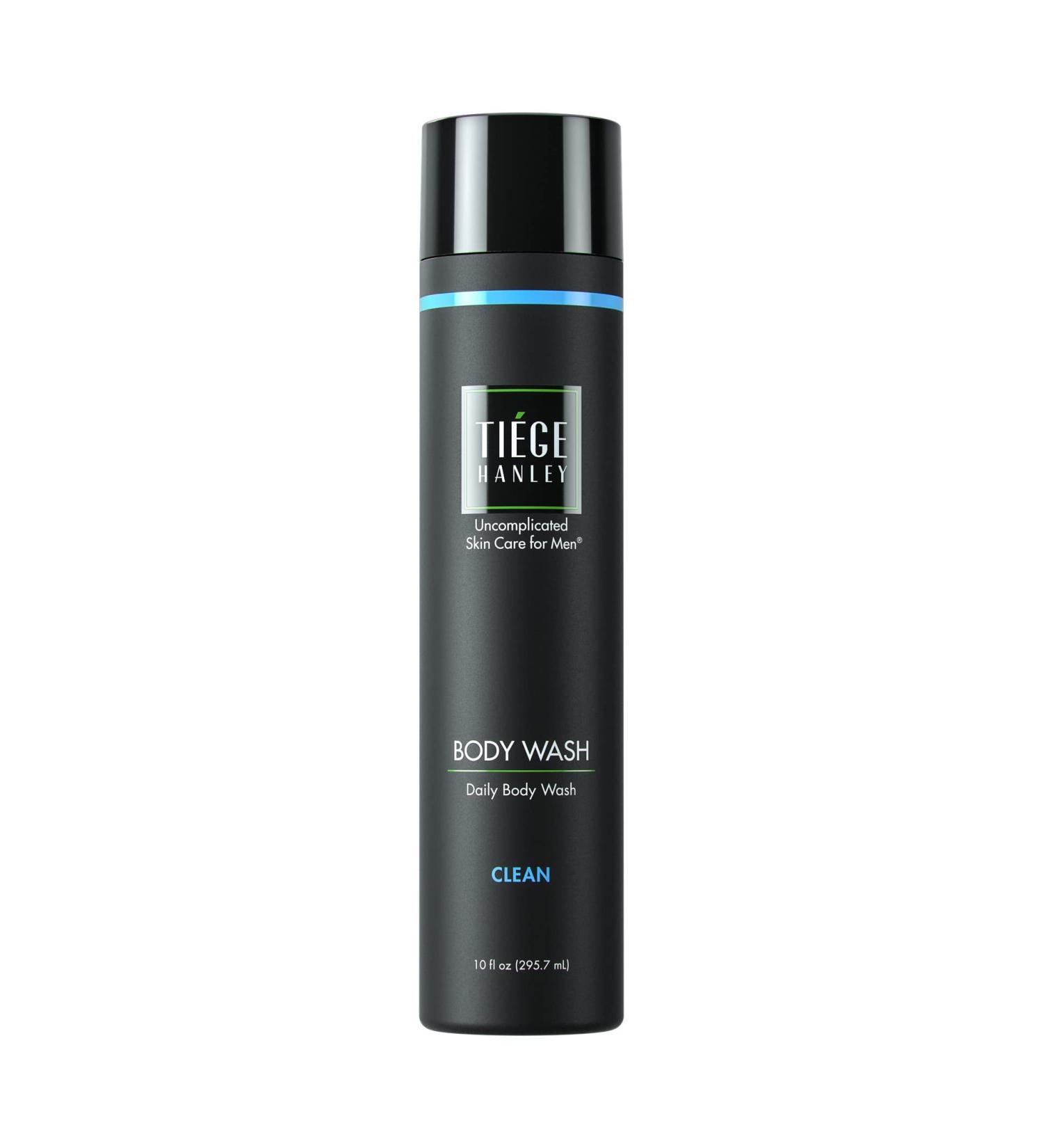 Tiege Hanley Daily Body Wash for Men - Sulfate Free Cleansing Formula - Mint and Eucalyptus Scent - 10 oz - Buy Online on GoSupps.com