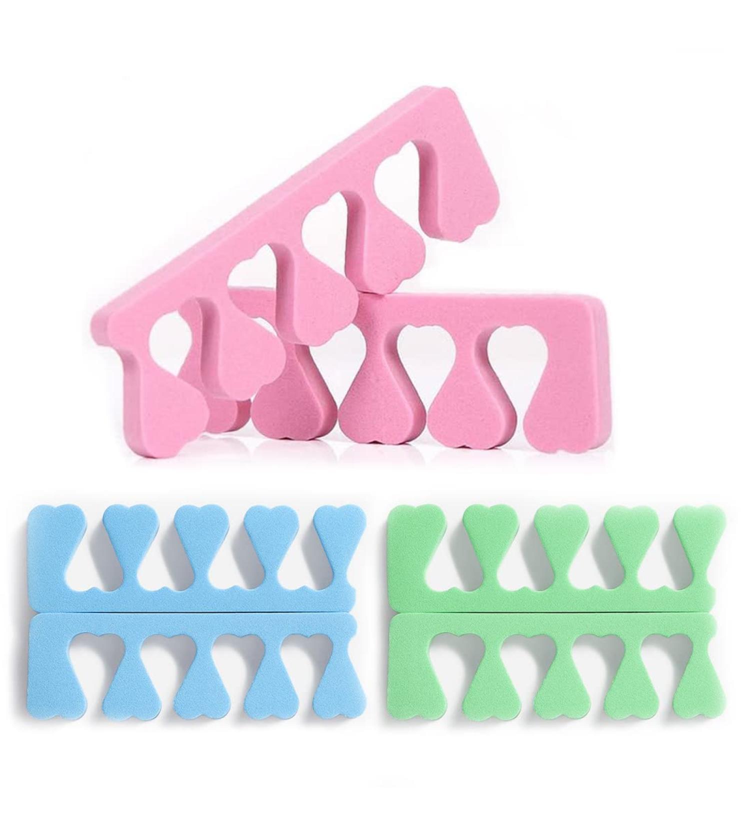 SIOUPKIK Sponge Toe Separators - 6pcs | Nail Art Pedicure Manicure Spacer for Men Women | Beauty Accessories for Gel Painting & Polishing - Buy Online on GoSupps.com