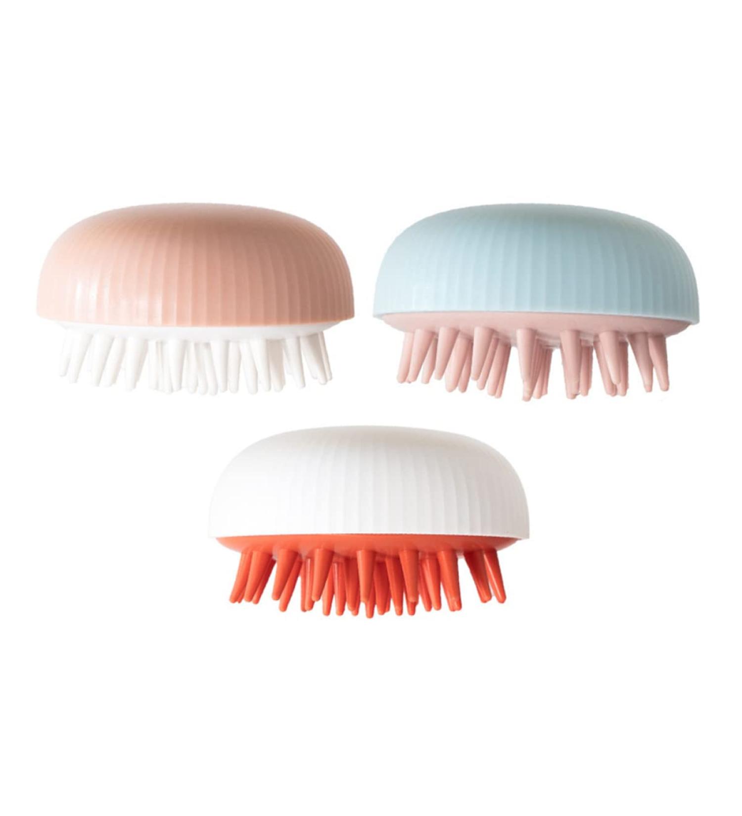 Magiclulu Silicone Shampoo & Body Brush Set - 6 PCS Hair Accessories for Deep Cleaning & Dual Purpose Use - Buy Online on GoSupps.com