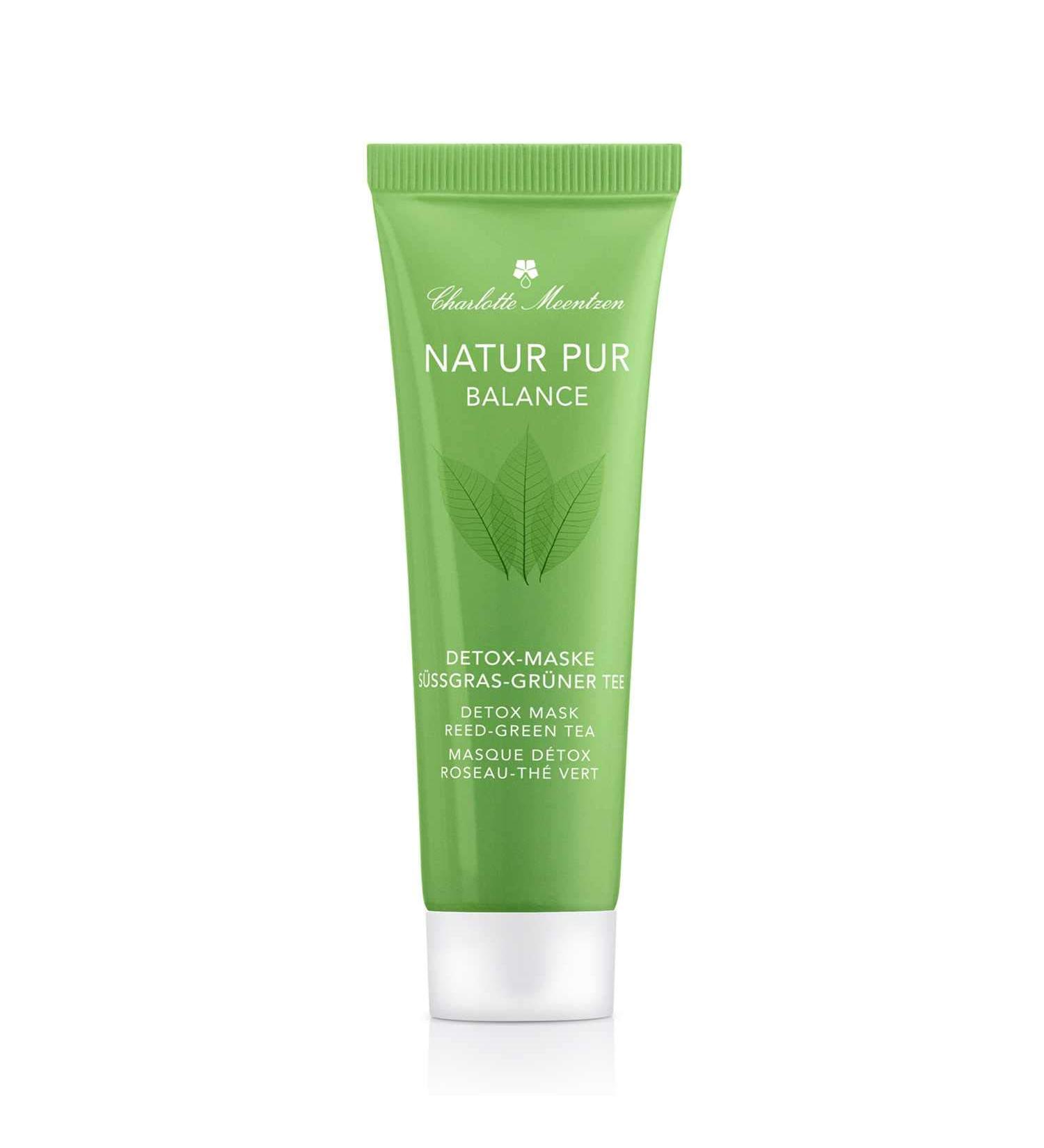 Charlotte Meentzen Natur Pur Balance Detox Mask - Sweet Grass & Green Tea | 30 ml | International Shipping - Buy Online on GoSupps.com