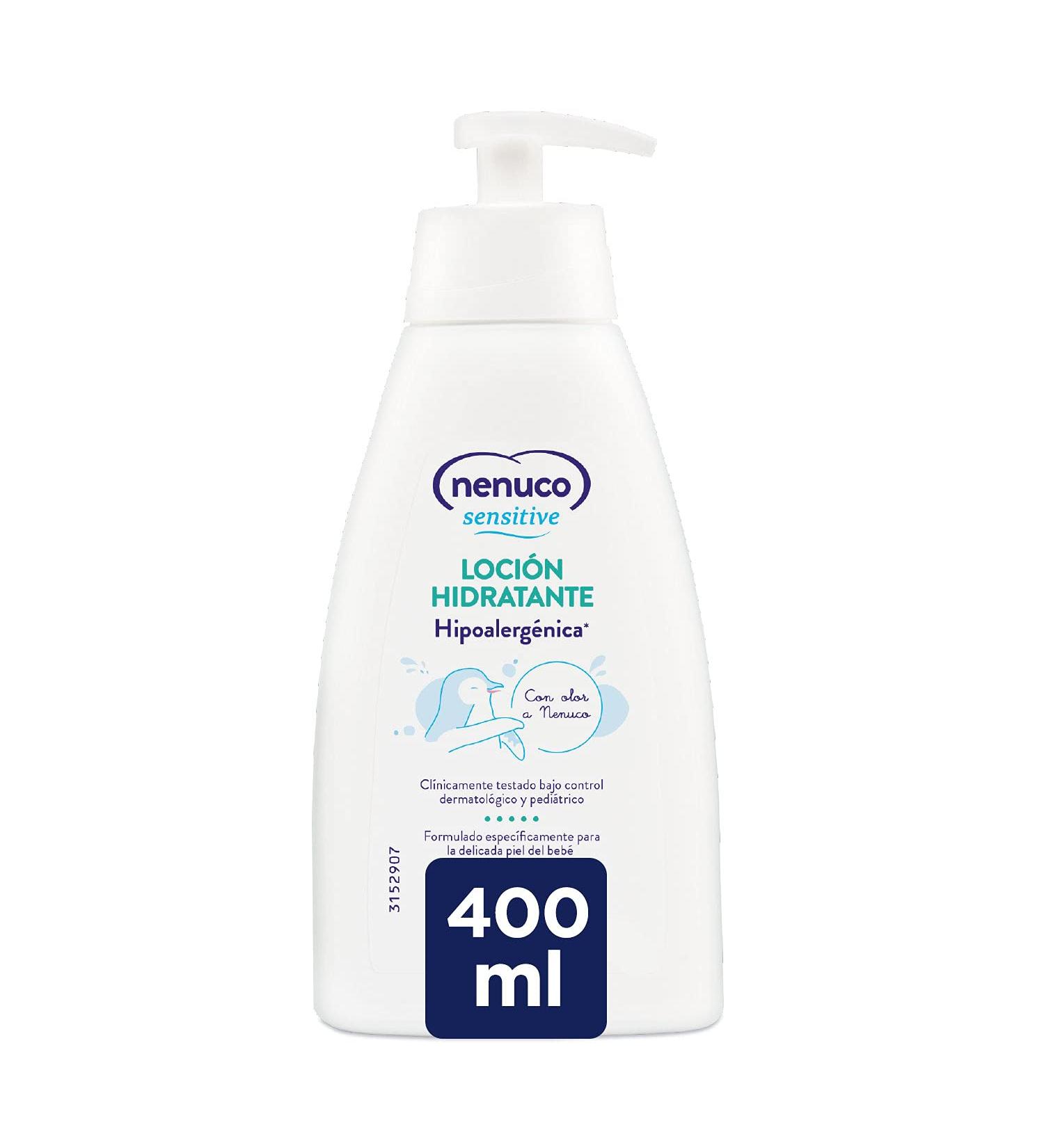 Nenuco Sensitive Hypoallergenic Baby Moisturizing Lotion Easy Absorb with A Nenuco Smell 400ml - Buy Online on GoSupps.com