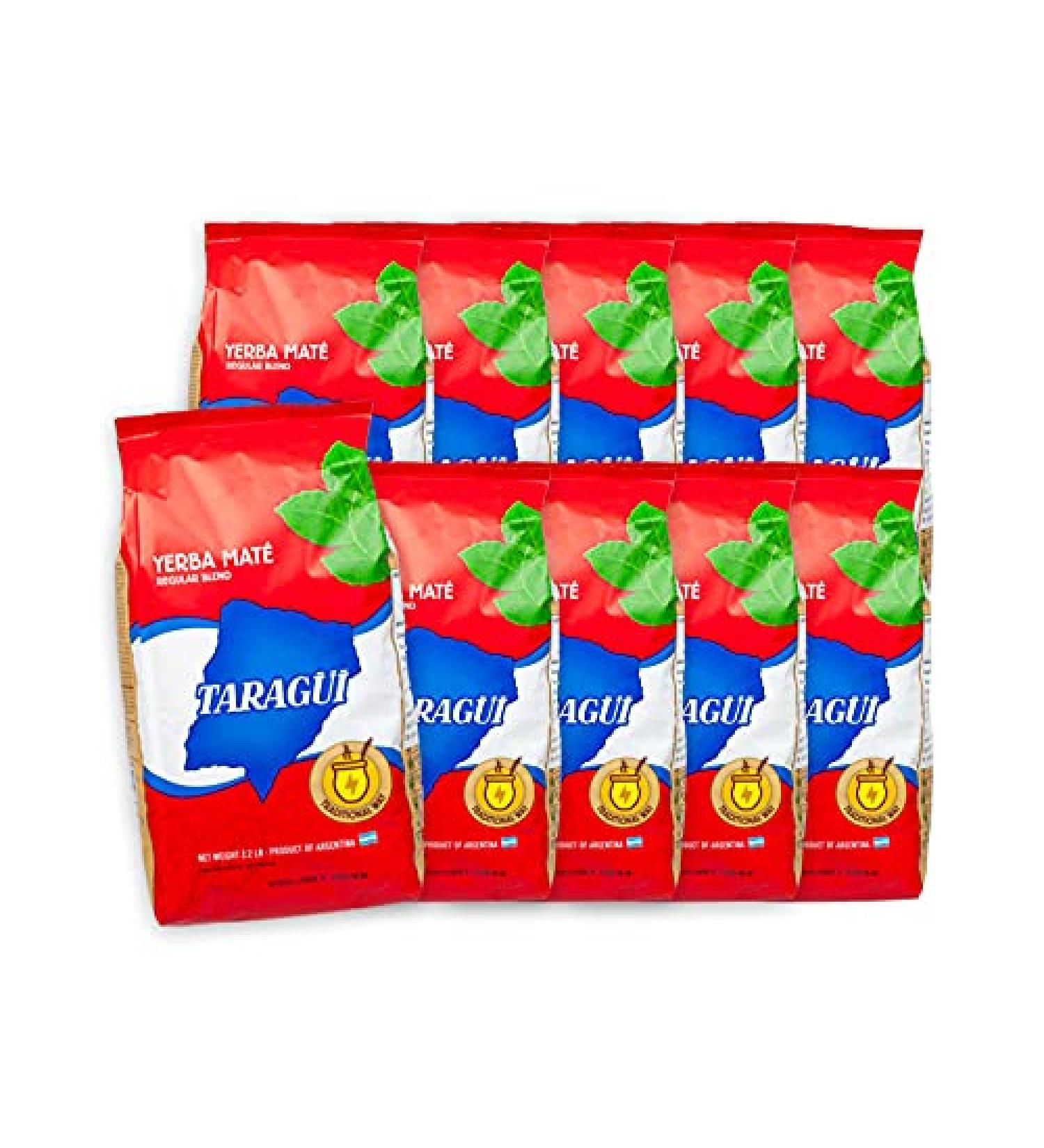 Buy Taragui Mate Tea 10 Pack - Premium Yerba Mate 10x1kg for International Shipping - Buy Online on GoSupps.com