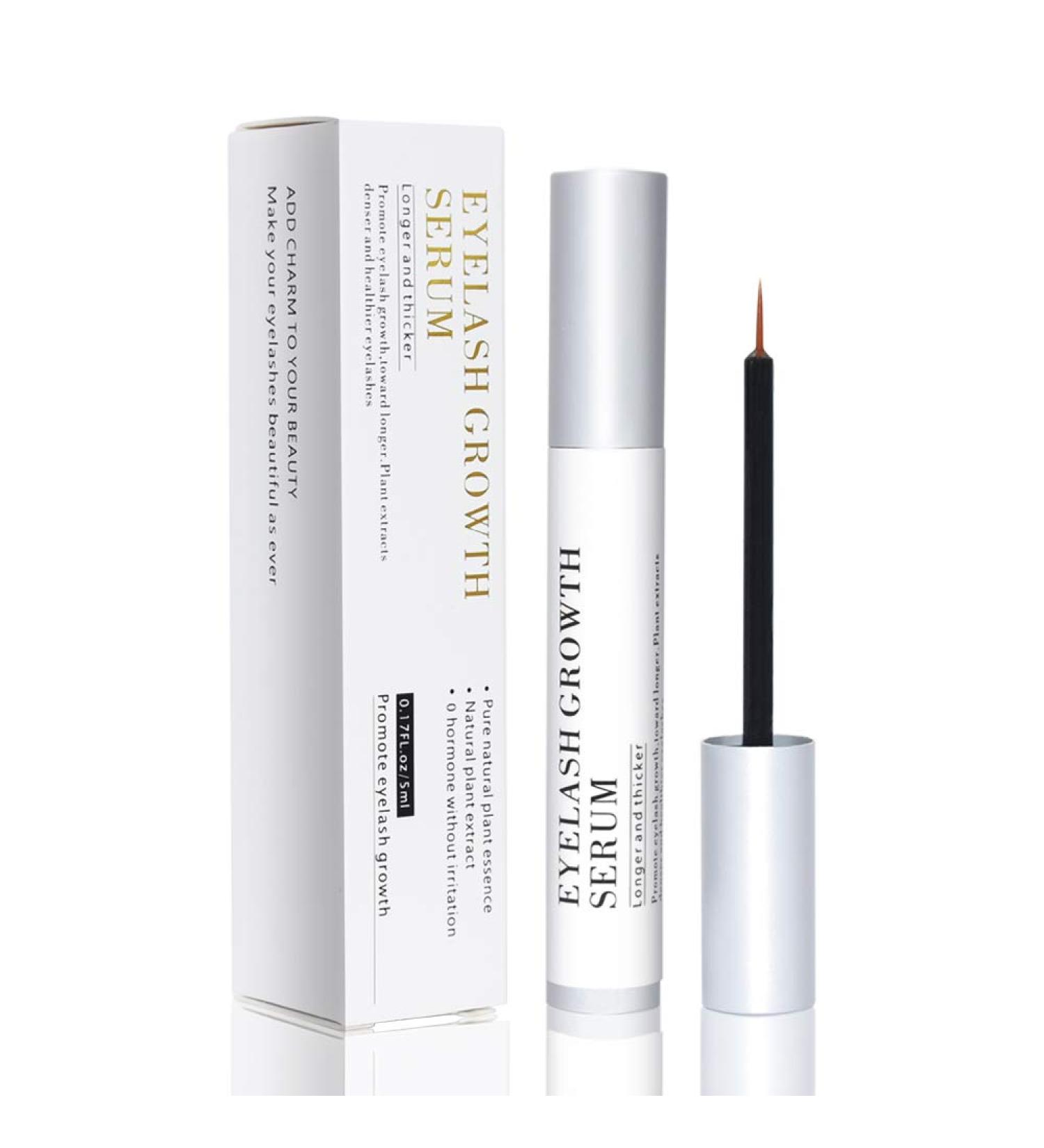 Advanced Eyelash Serum with Collagen Oat Extract & Green Algae | Maximum Length & Thickness - 5ml - Buy Online on GoSupps.com