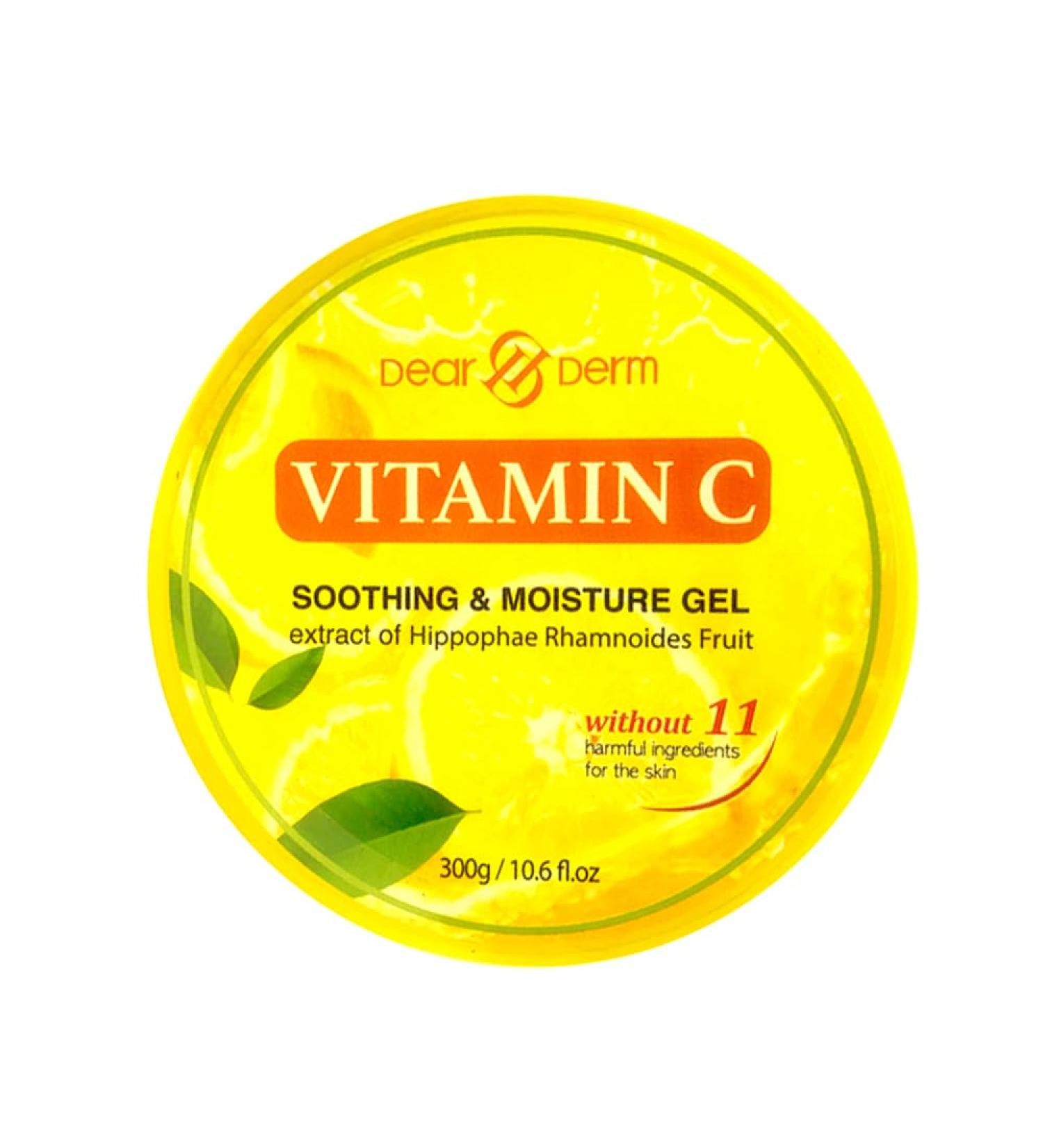 Dearderm Vitamin C Soothing & Moisture Gel 10.6fl.oz - Buy Online on GoSupps.com