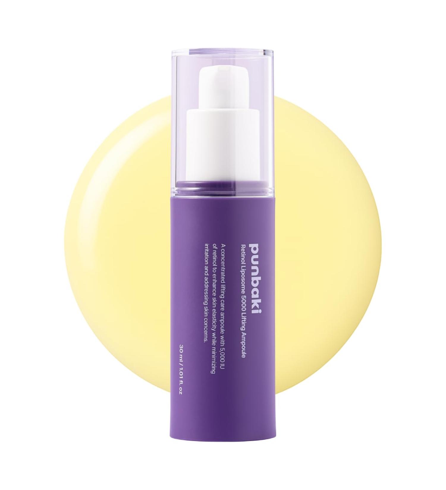 punbaki Retinol Liposome Lifting Serum 30ml/1.01 fl.oz Korean skincare Retinol Serum Ani-wrinkle skin elasticity skin firmness ampoule - Buy Online on GoSupps.com