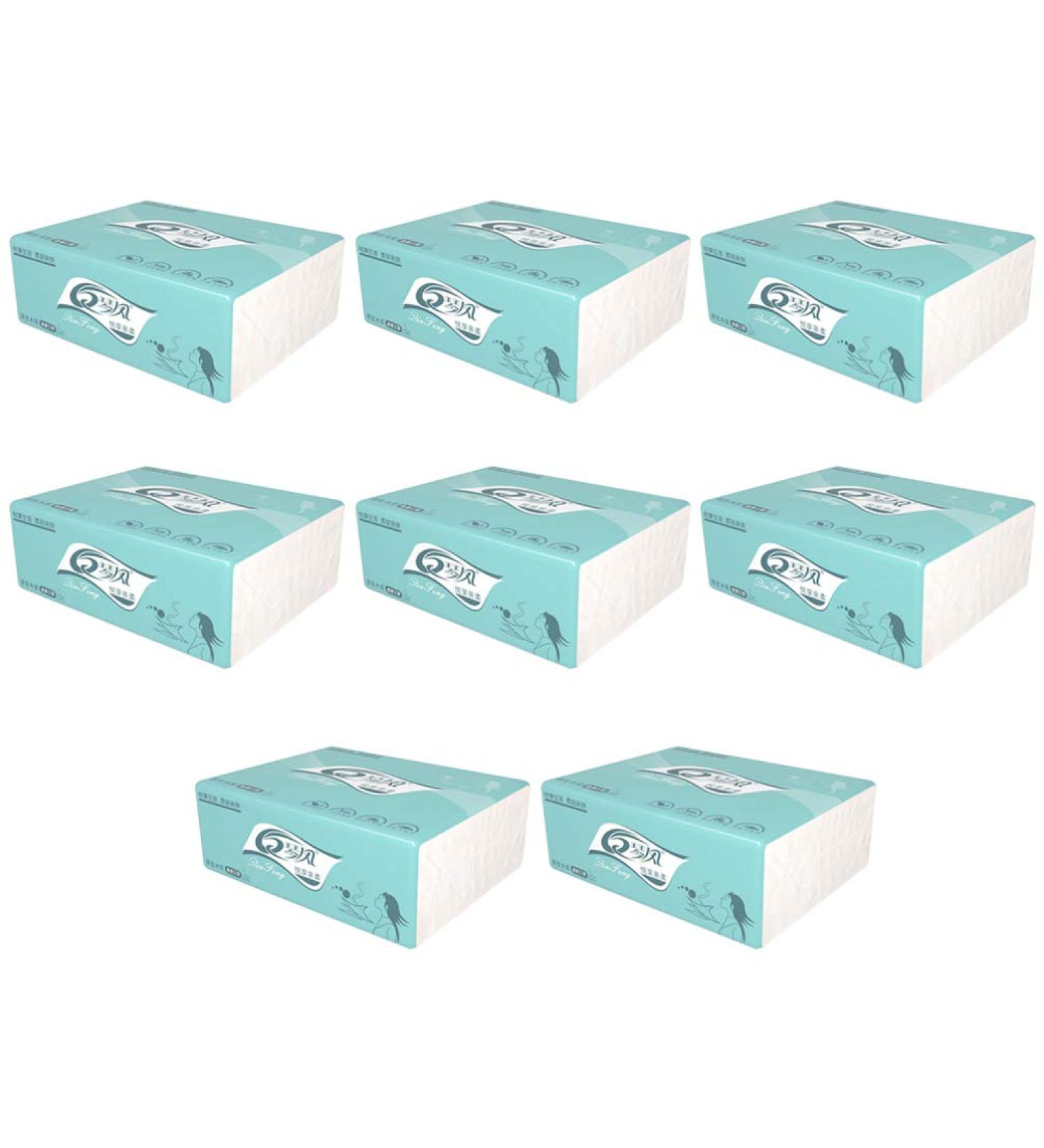 MILISTEN White Toilet Paper Roll 8pcs Soft Toilet Paper Toilet Tissue Absorbent Hand Towels Napkin for Daily Use - Buy Online on GoSupps.com