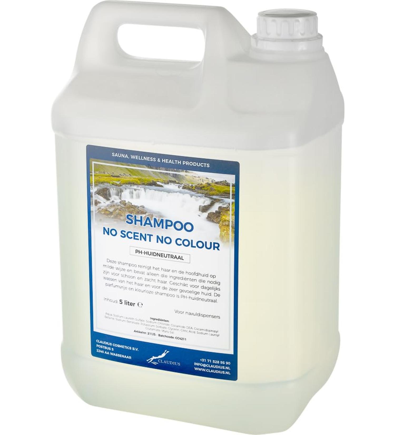 Claudius Shampoo No Scent No Colour 5 liter