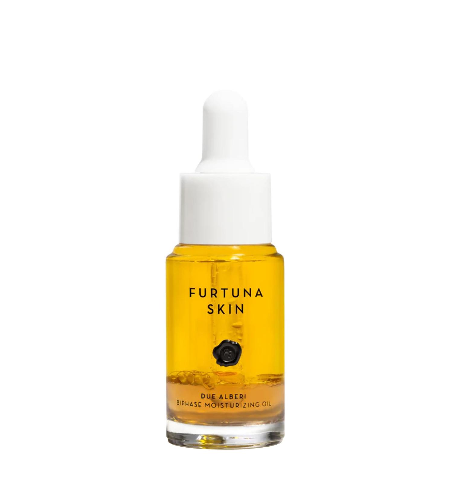 Furtuna Skin Biphase Moisturizing Oil - Hydrating Vegan Face Oil with Organic Olive Oil | Cruelty-Free 15ml | Global Shipping - Buy Online on GoSupps.com