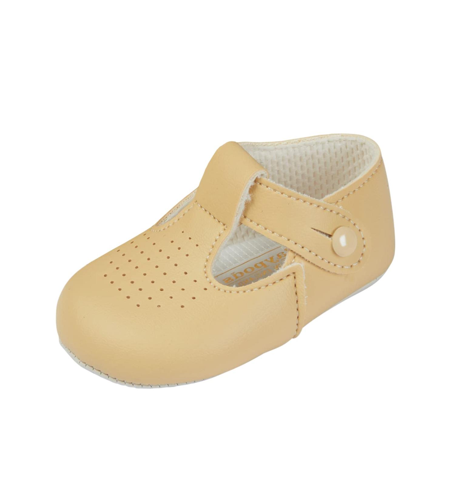 Baypods Soft Soled Baby Shoes B625 - T Bar Style for Boys & Girls | Made in England | 2 UK Child Size - Buy Online on GoSupps.com