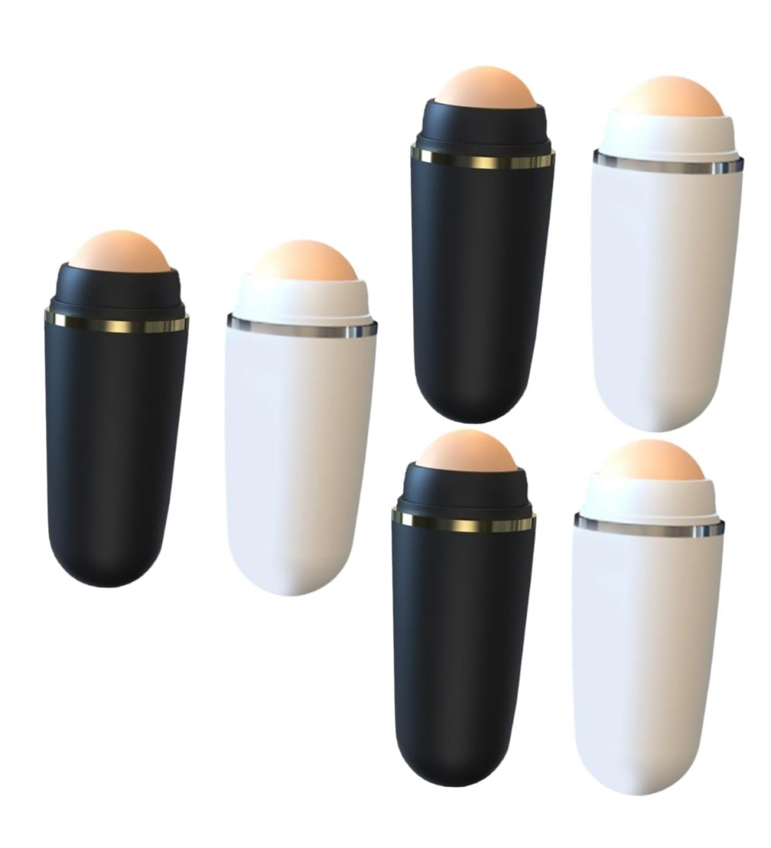 FRCOLOR 6 Pcs Volcanic Stone Oil-absorbing Ball Clay Tool Facial m Ask Stick Face Cleaning Oil Roller Reel - Buy Online on GoSupps.com