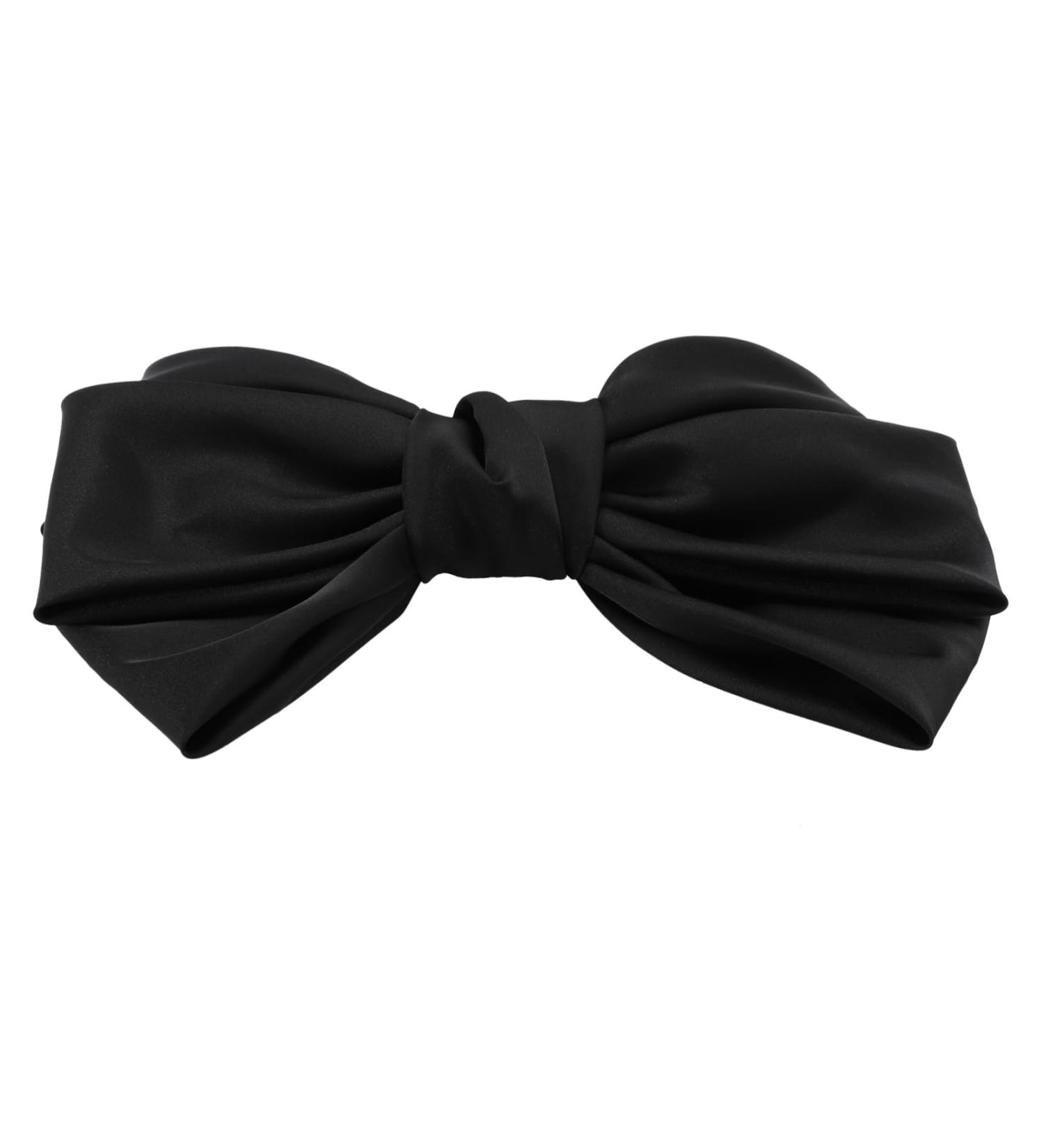 FRCOLOR Bow Hairpin Bride Hair Bow Elegant Hair Bow Bridal Headpieces for Wedding Back Hair Bow Holiday Hair Pins French Hair Clips Hair Bow Clips Baby Bow Tie Items Fabric (cotton) 24x14cm Black - Buy Online on GoSupps.com