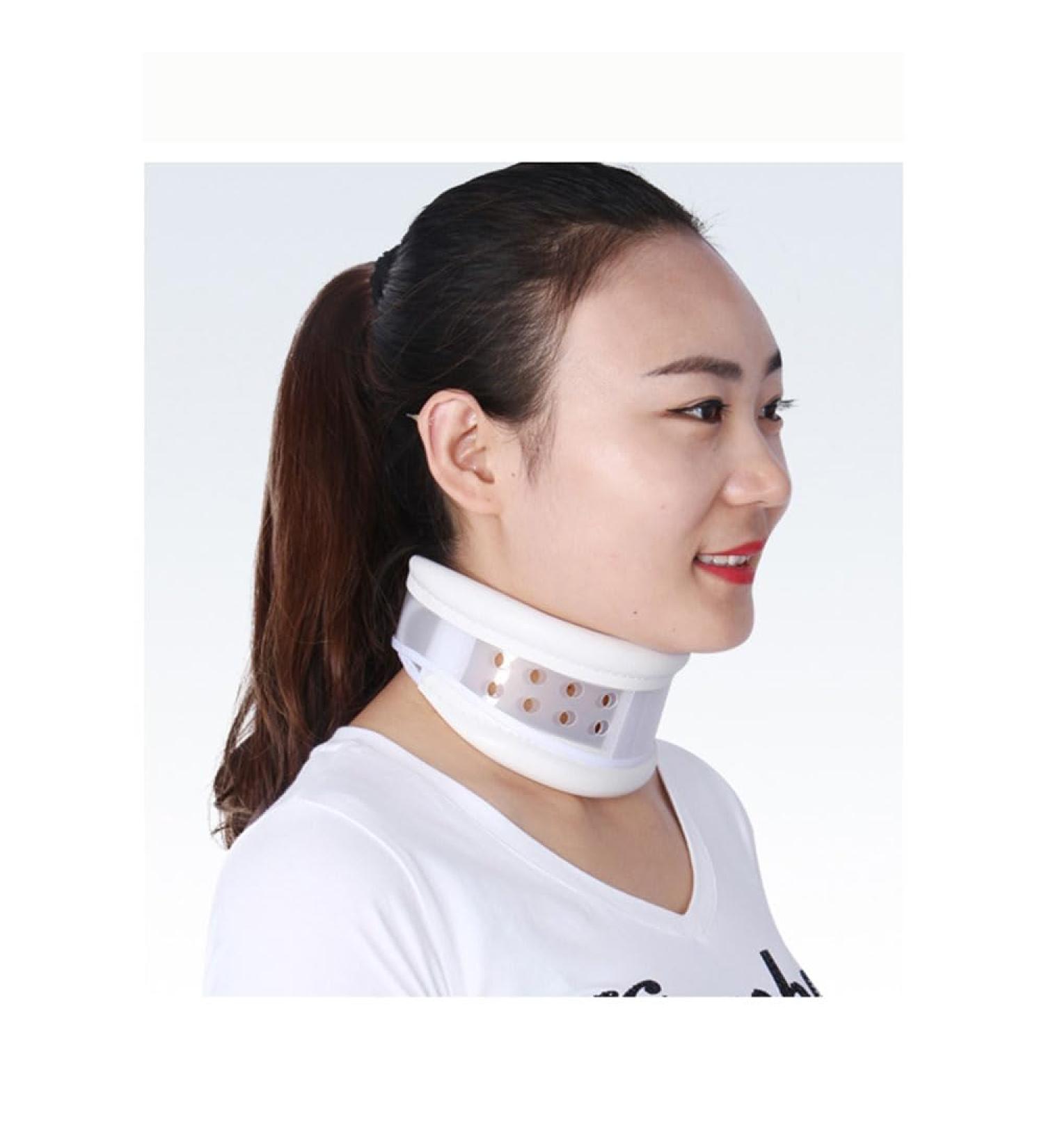 Plastic Neck Brace Adjustable Cervical Collar for Men & Women Neck Decompression Devices for Forward Head Posture Correction - Buy Online on GoSupps.com