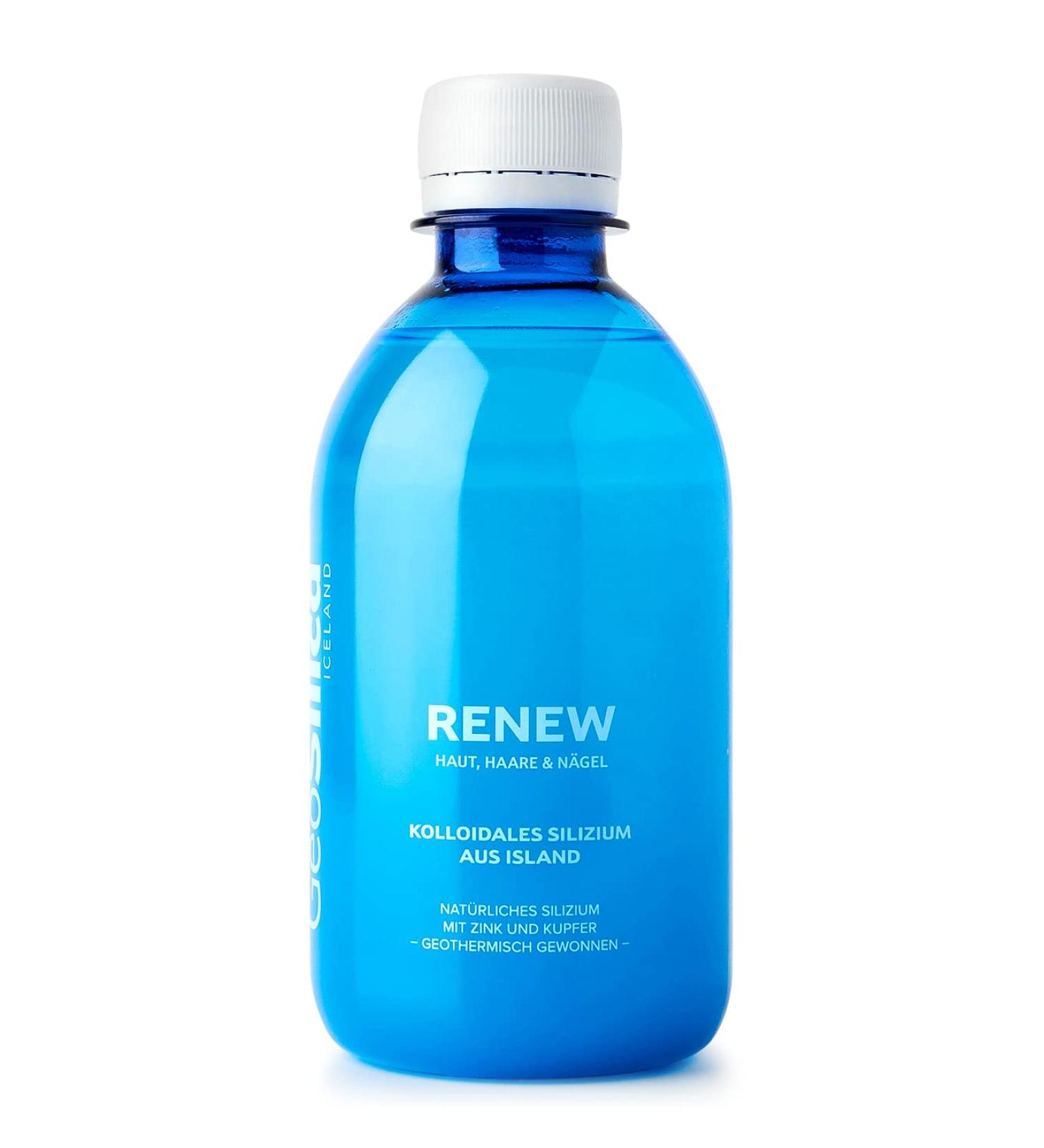 GeoSilica Renew - Geothermal Silica Mineral Supplement with Zinc and Copper for Hair, Nails, and Skin - pH 8.5 | Additive and Preservative Free - Buy Online on GoSupps.com