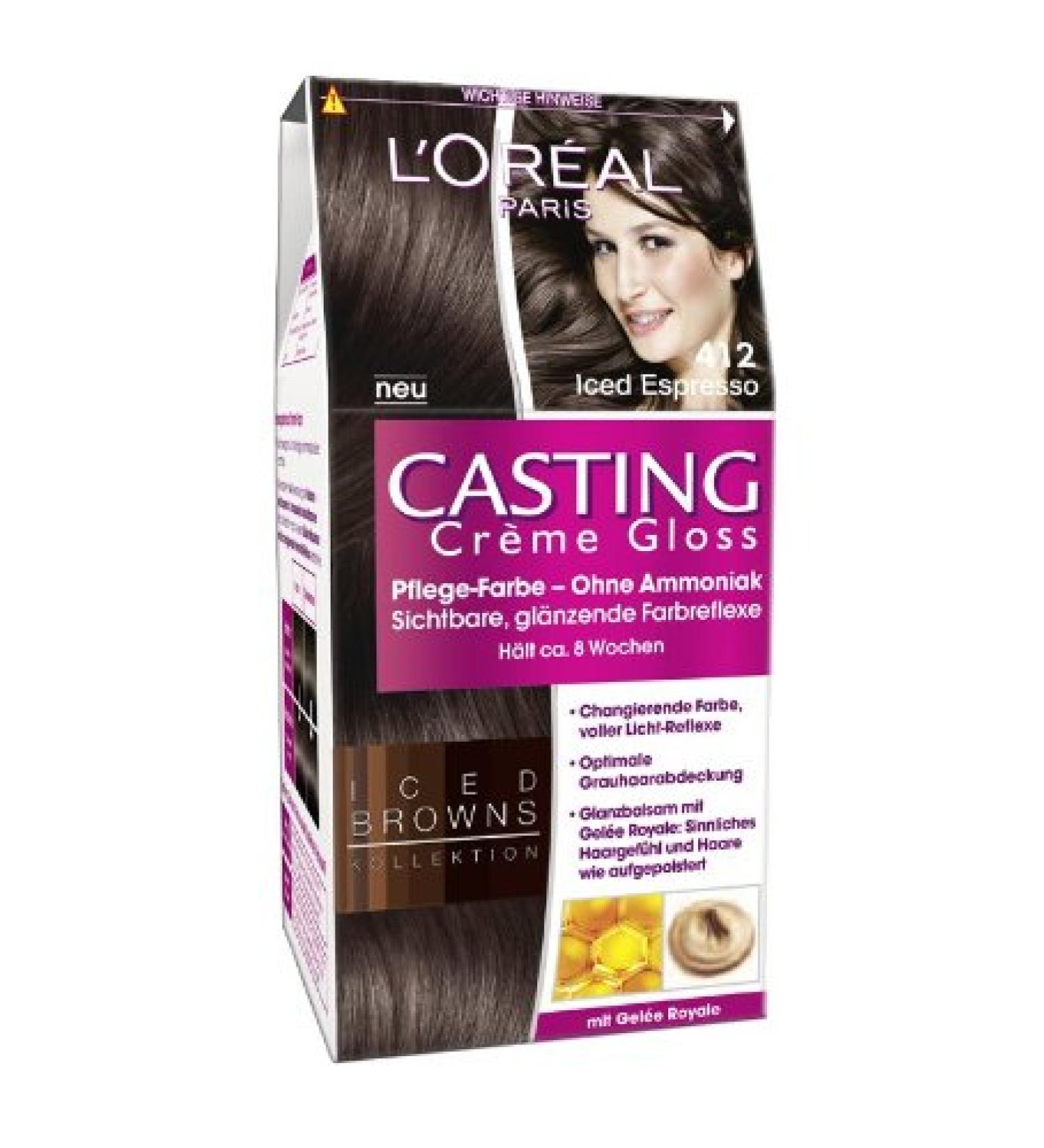 L'Oréal Paris Coloration Casting Crème Gloss 412 Glazed Espresso