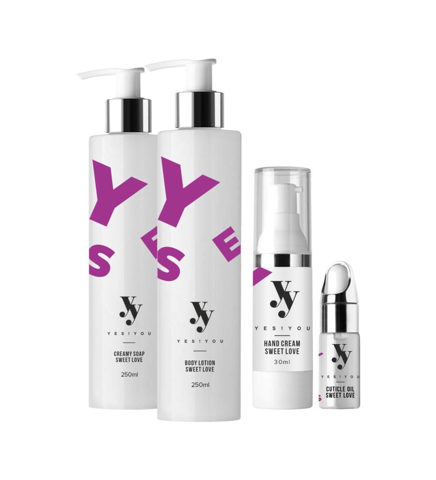 Silcare spz oo spk YESYOU Perfumed Body Care Set with body lotion hand cream cuticle oil and cream soap - Buy Online on GoSupps.com