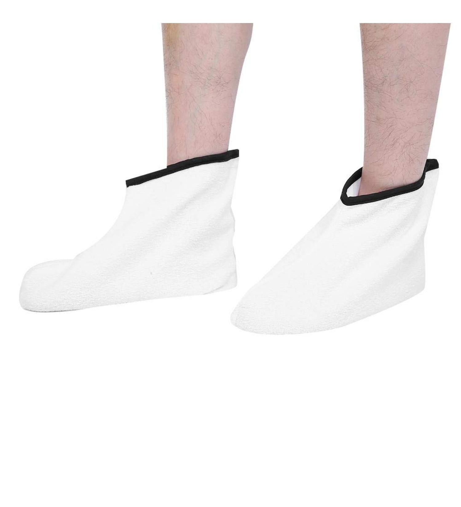 Shop Terry Cloth Booties & Cotton Spa Therapy Gloves - Paraffin Wax Therapy for Ultimate Foot & Hand Care - Buy Online on GoSupps.com