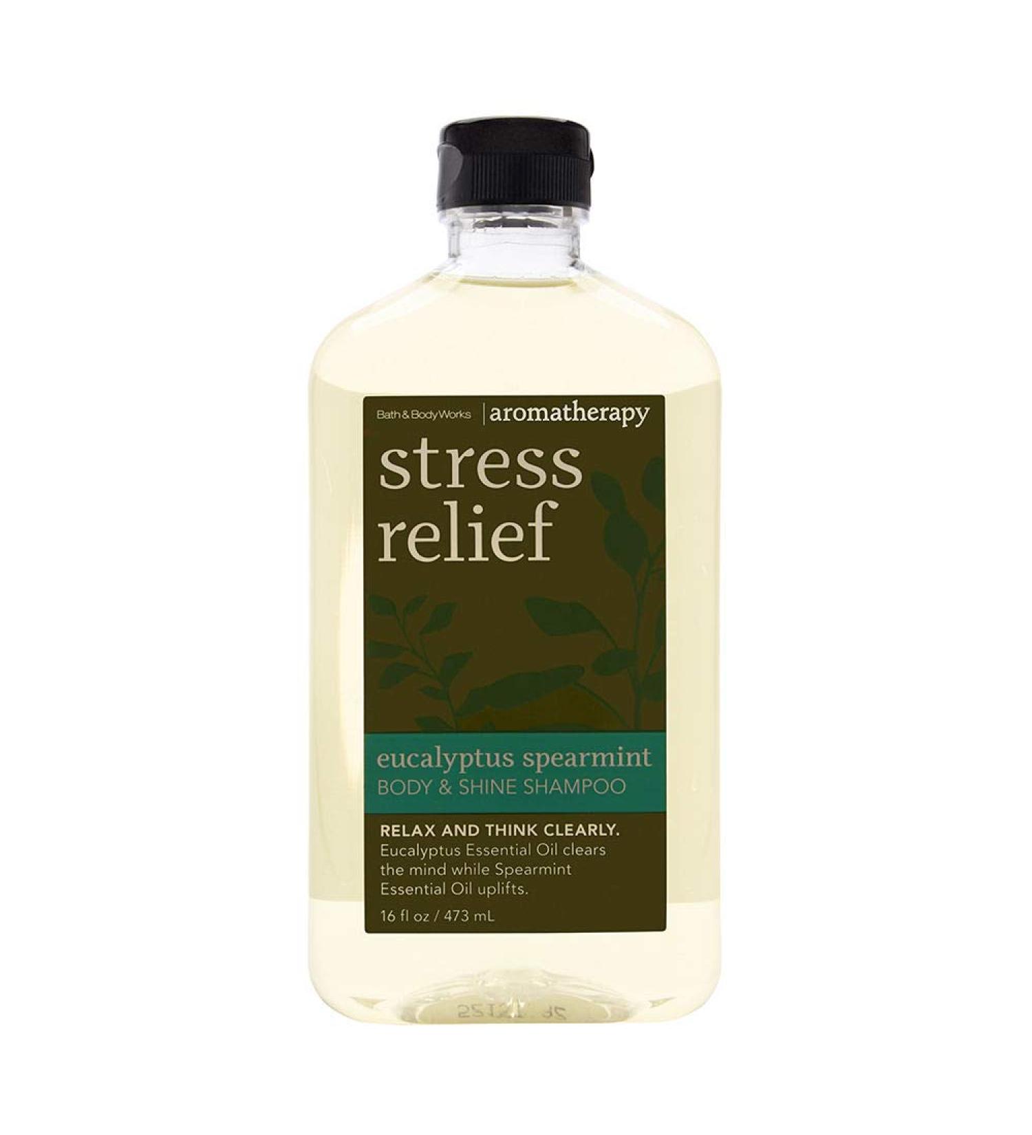 Bath & Body Works Stress Relief Eucalyptus Spearmint Body & Shine Shampoo 16 Fl Oz