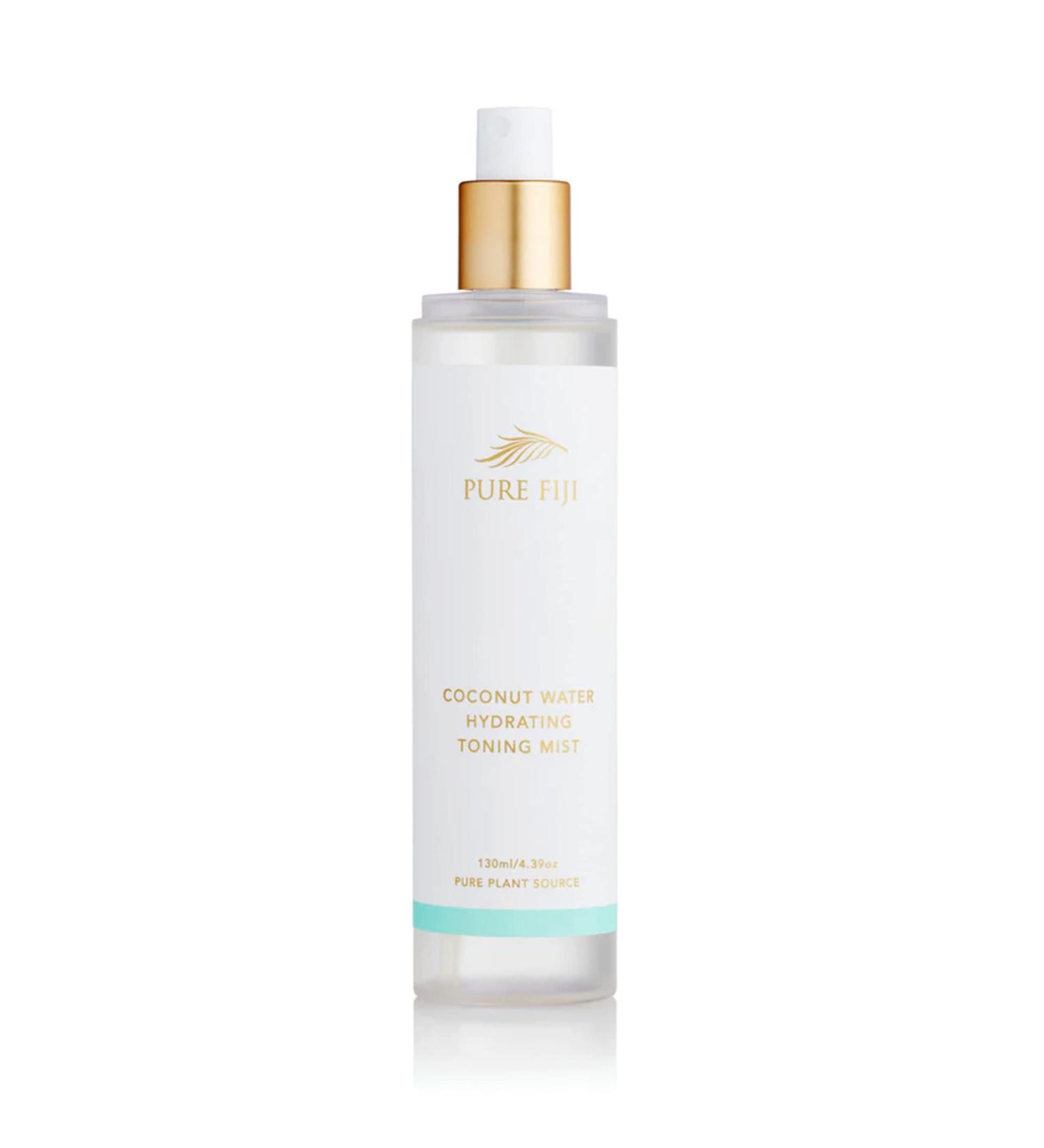 Pure Fiji Coconut Water Toning Mist - Hydrating Face Spray for All Skin Types | Refresh Soothe & Invigorate - 4.39 Oz - Cruelty-Free - Buy Online on GoSupps.com