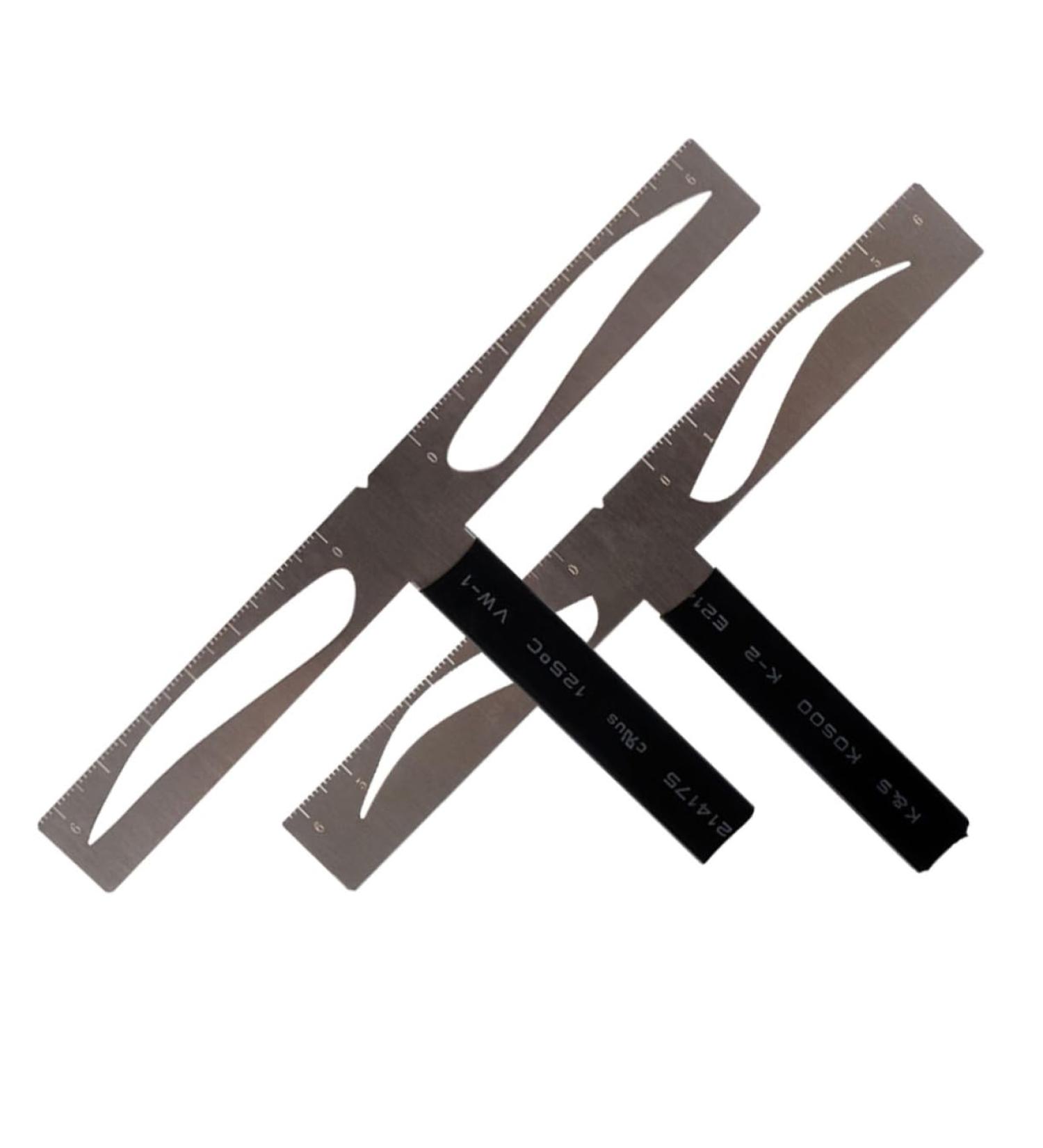 DOITOOL Brow Stencils Eyebrow Stencil Kit Eyebrow Drawing Tool Eyebrow Ruler Stencil Template Mold With Box - Buy Online on GoSupps.com