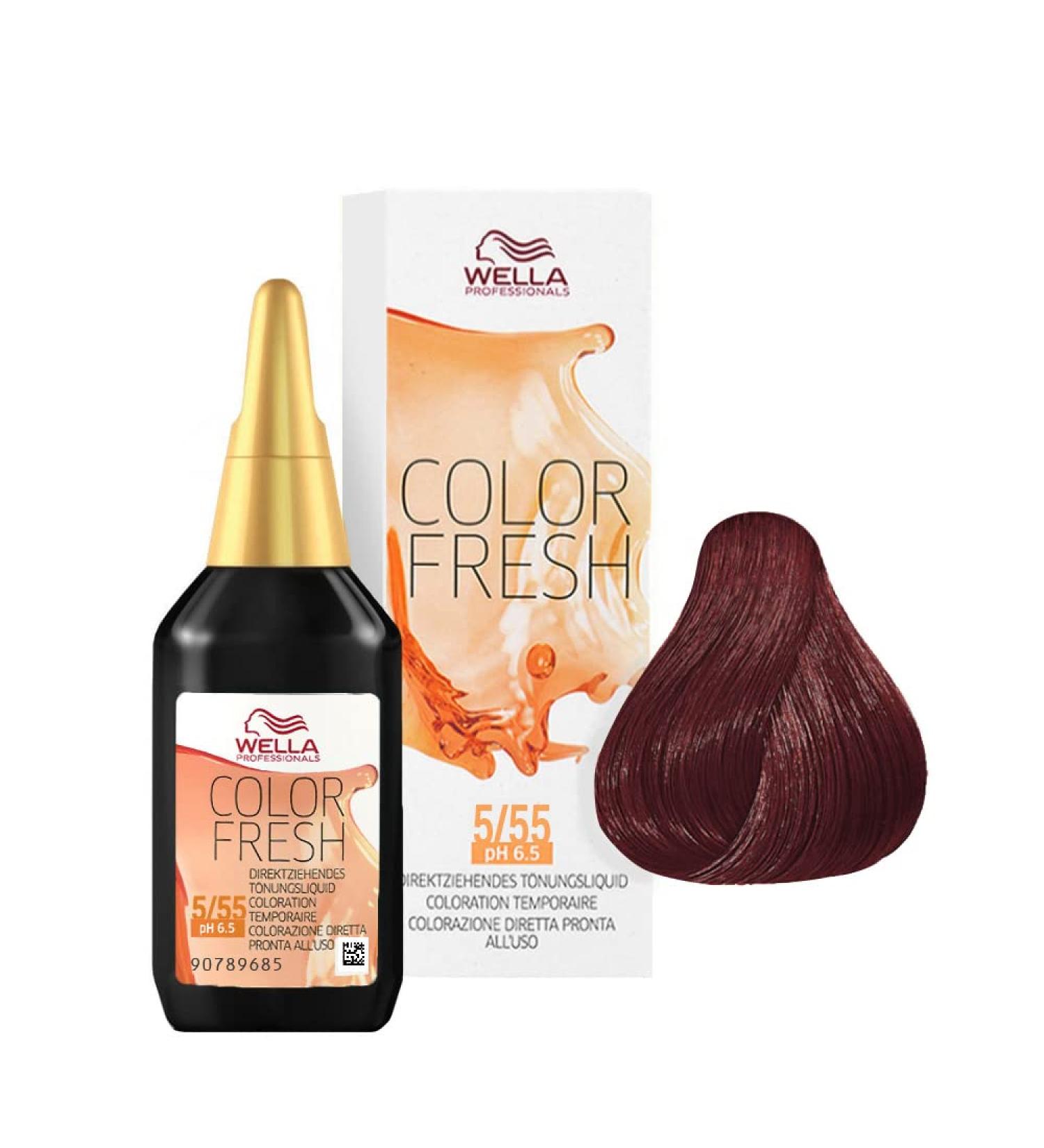 Wella Color Fresh 5/55 light.br.mah.int. 75ml