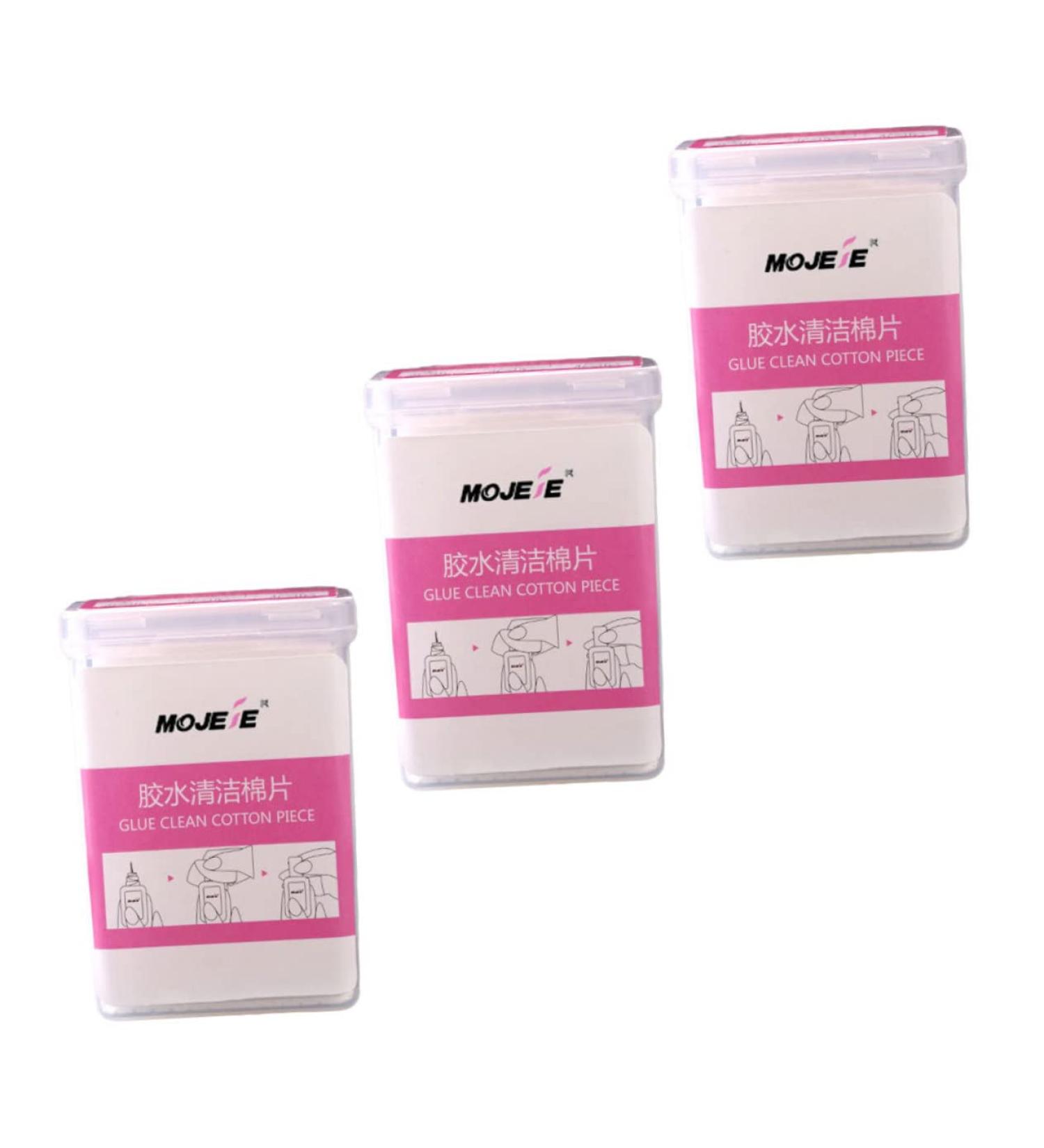 Housoutil 600 Sheets Eyelash Cleaning Pads - Non-Woven Nail Wipes & Remover Bowls for Lash Extension Supplies - Ultimate Soak Off Solution - Buy Online on GoSupps.com