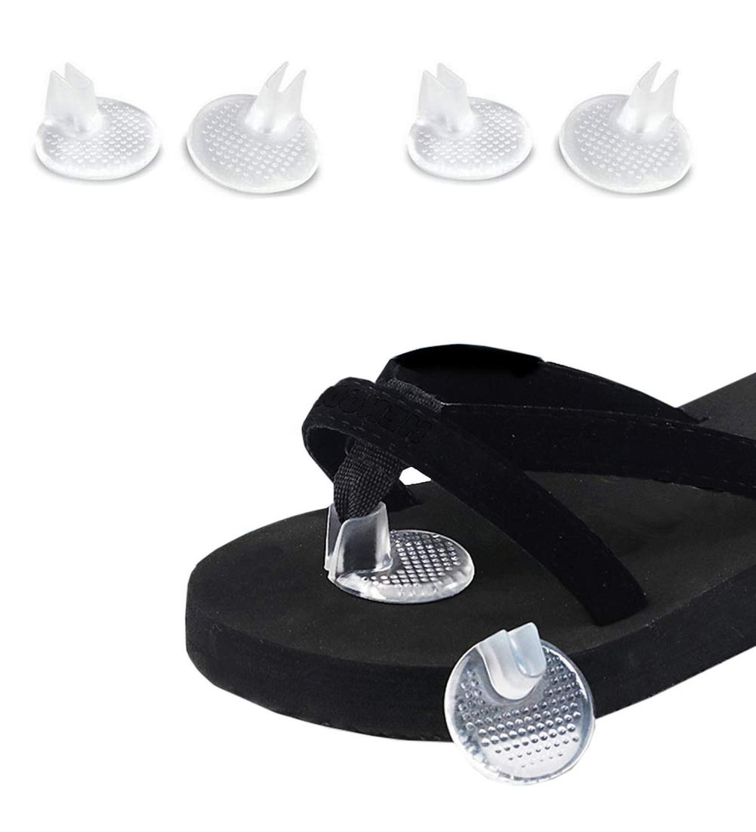 3 Pairs Silicone Self-Adhesive Flip-Flop Sandal Guards | Non-Slip Toe Protectors & Forefoot Cushions - Buy Online on GoSupps.com
