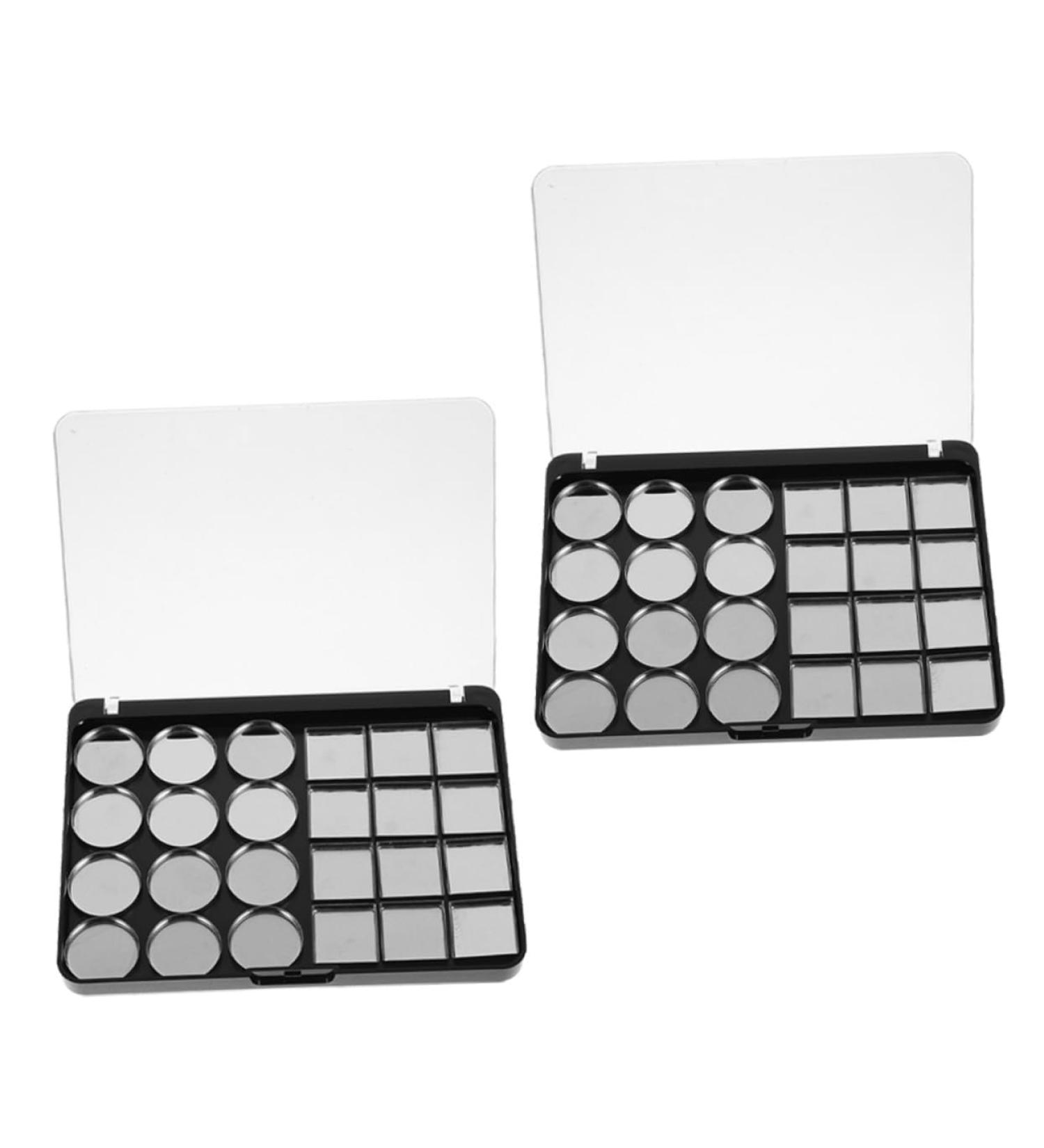 ERINGOGO Palette de Fards Paupi res Magn tique Vide 2 Pi ces 24 Compartiments Polyvalente pour Maquillage DIY Portative et L g re pour Trousse de Beaut  - Buy Online on GoSupps.com