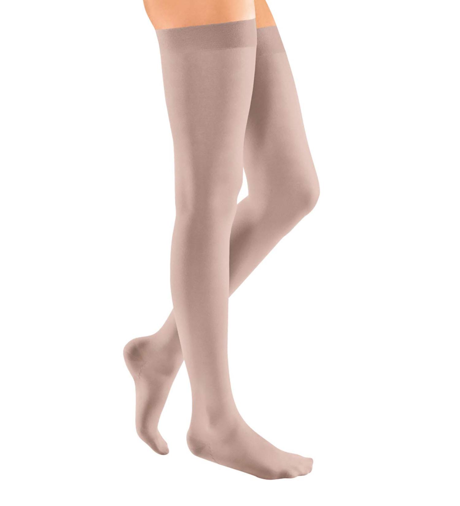 Medi Medive Elegance 0268C11 Women's Compression Stockings CCL2 | Closed Lace | Far Nubic Ligament | Cashmere | Gr.I Normal - International Shipping Available - Buy Online on GoSupps.com