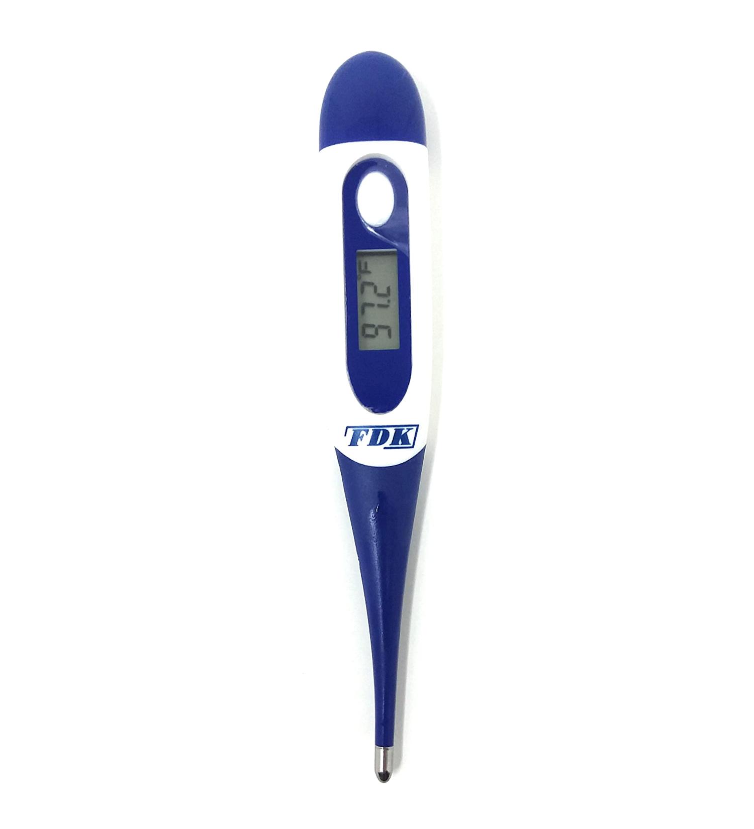 Flexible Tip Digital Fever Alarm Thermometer - Oral Rectal & Underarm Use | Fast Shipping Worldwide - Buy Online on GoSupps.com