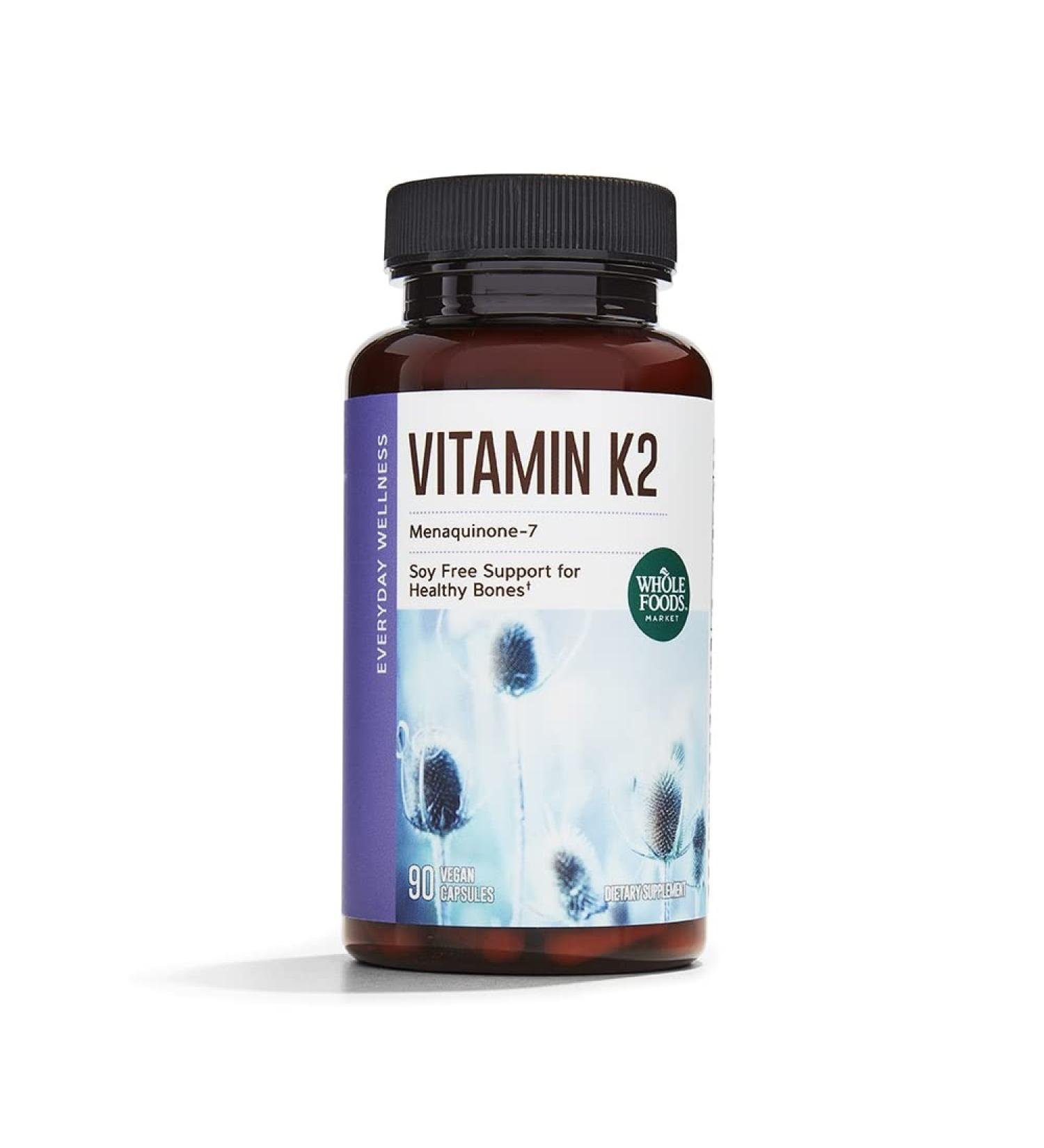 Buy Whole Foods Market Vitamin K2 - 90 Count | Best Price & Fast International Shipping - Buy Online on GoSupps.com