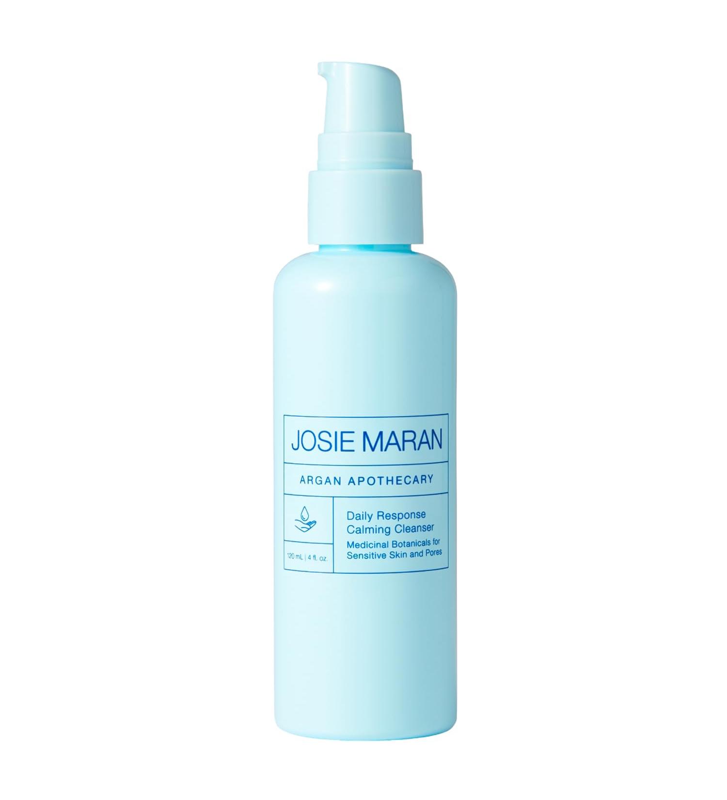 Josie Maran Argan Apothecary Calming Facial Cleanser | Gentle Exfoliating Face Wash for Sensitive Skin | Organic Argan Oil Salicylic Acid & Tea Tree Oil (4 fl oz) - Shop Internationally - Buy Online on GoSupps.com